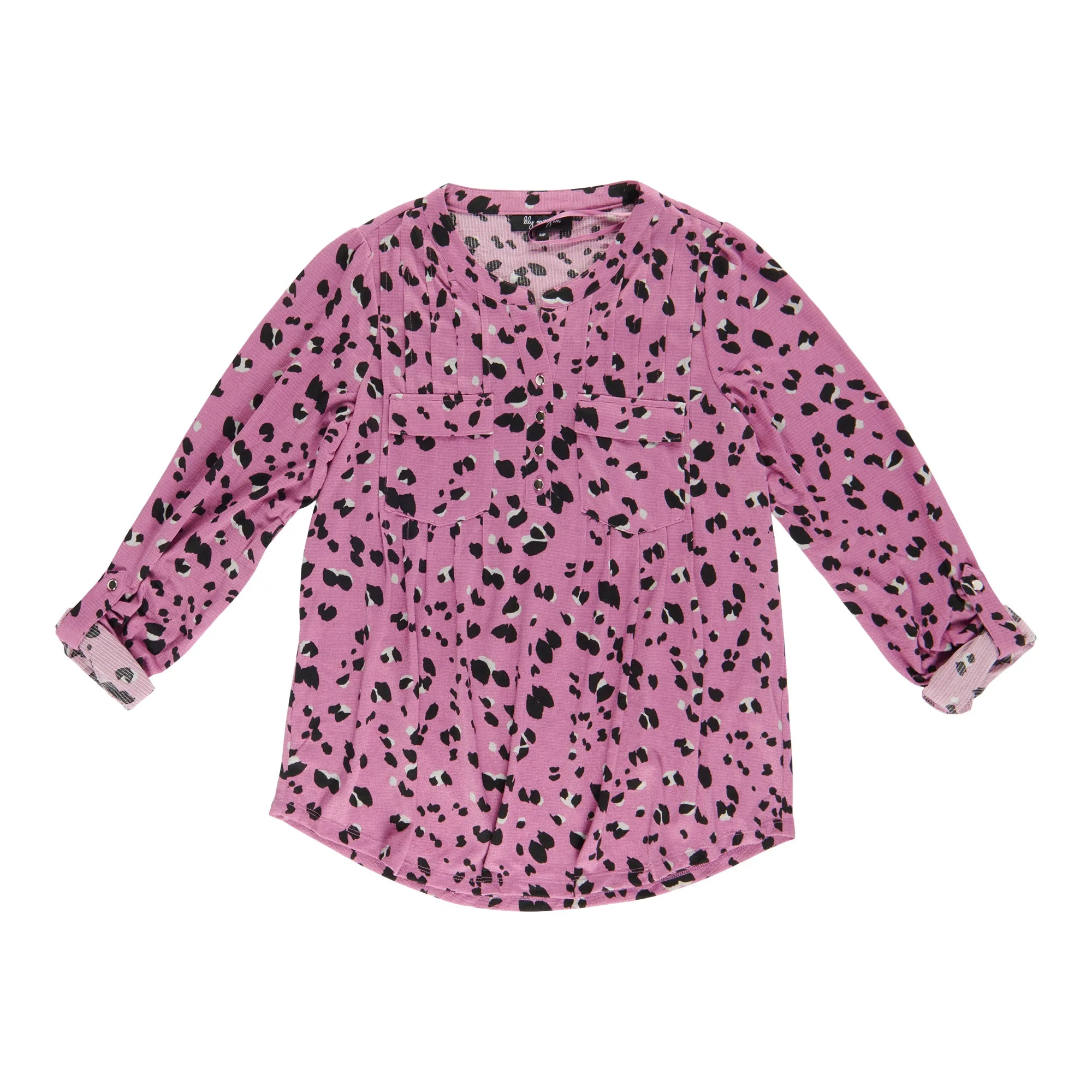 lily morgan Women's V-Neck Crinkle Blouse sold by Giant Tiger product image thumbnail 3