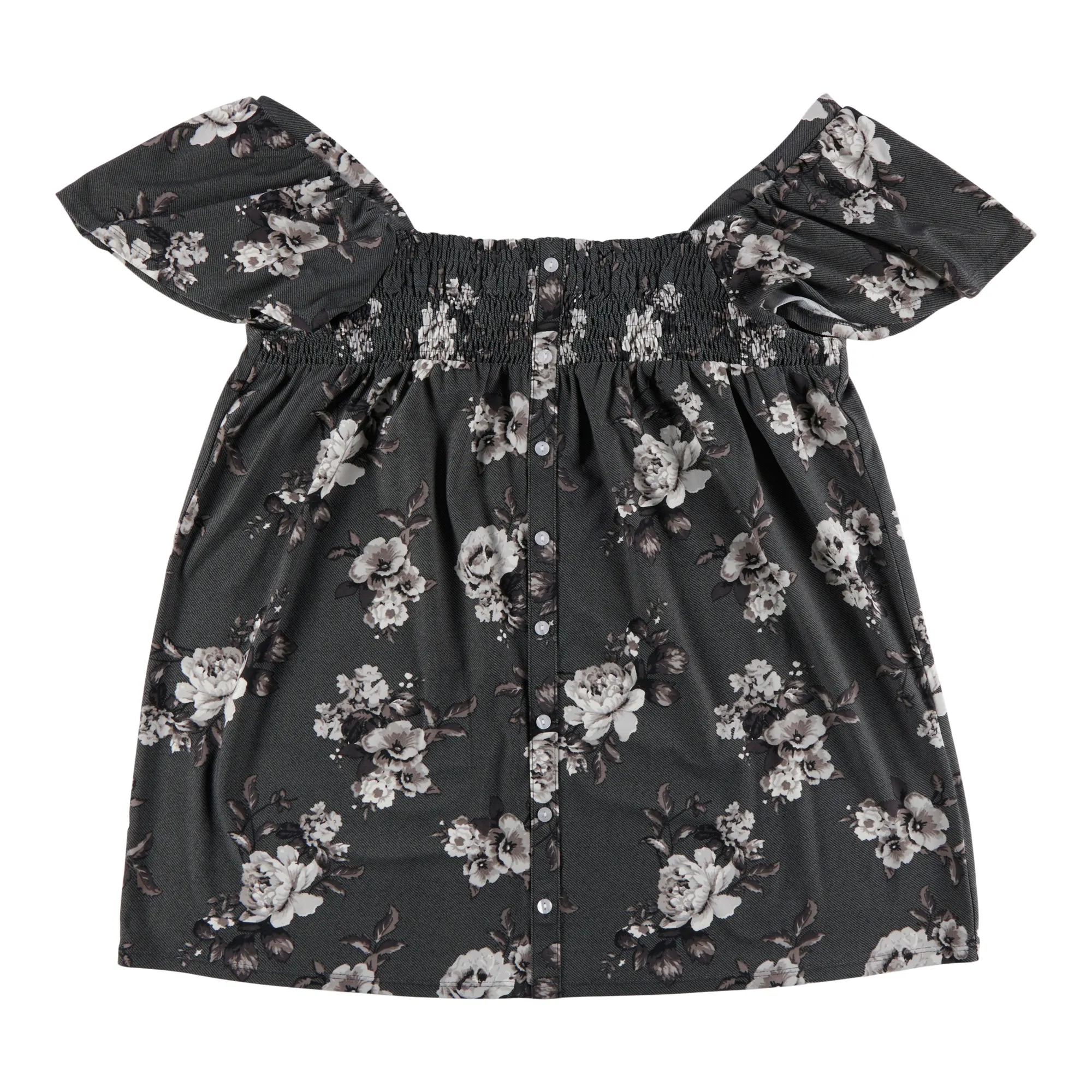 lily morgan Women's Ocean Blues Smocked Top sold by Giant Tiger