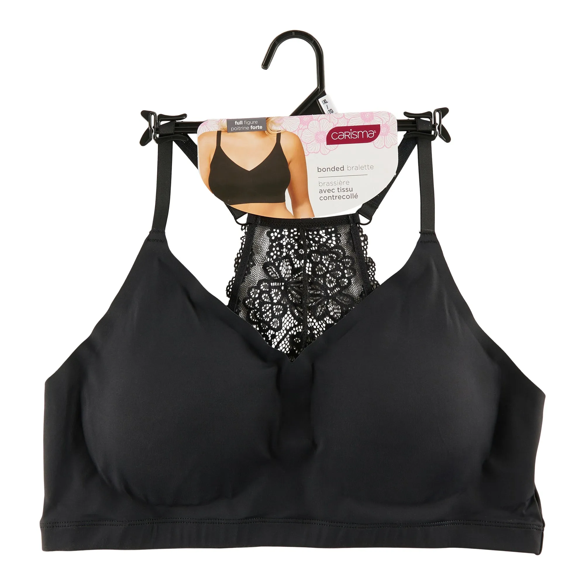 Carisma Women's Plus Racerback Comfort Bra sold by Giant Tiger
