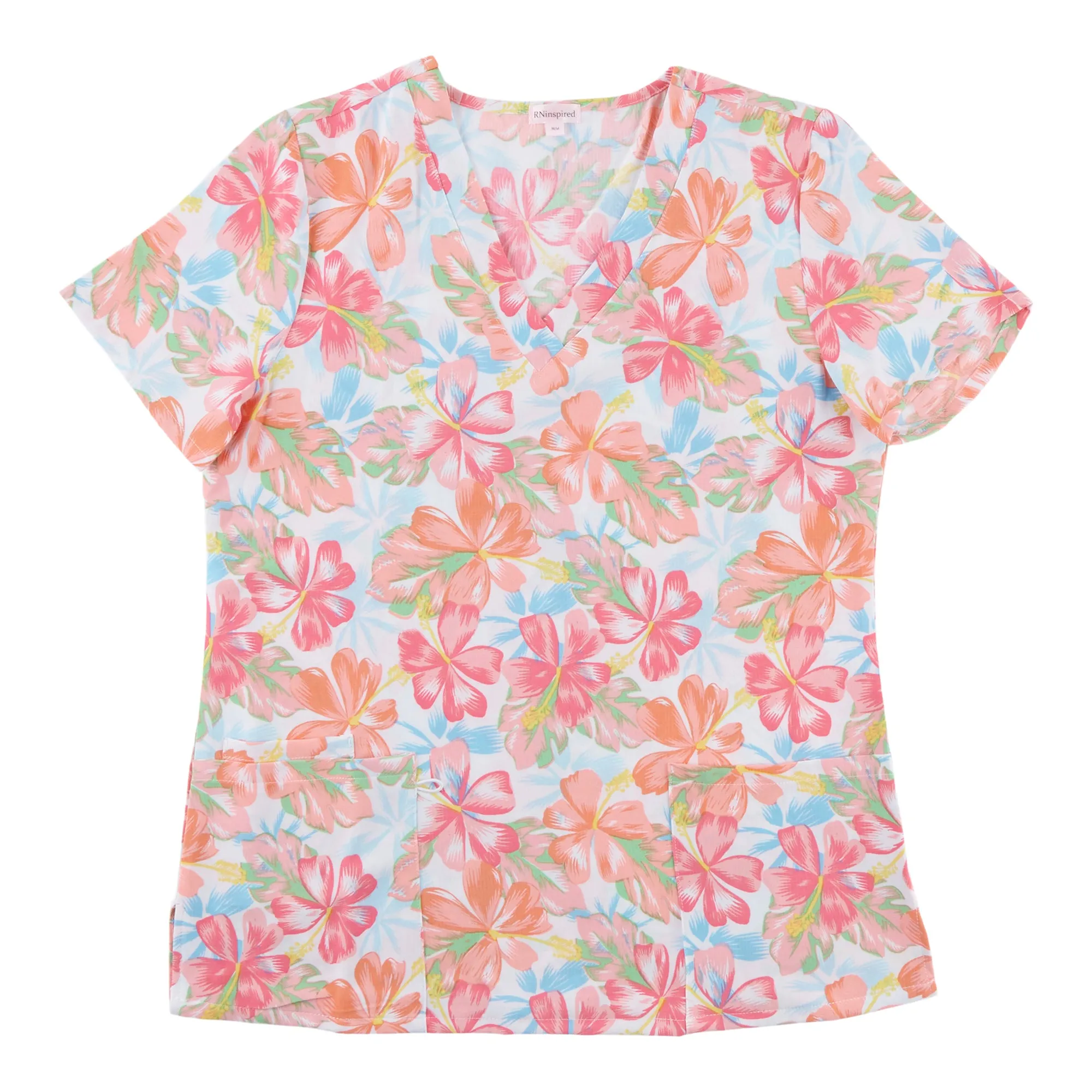 Women's Tropical Print Scrub Top sold by Giant Tiger product image thumbnail 3