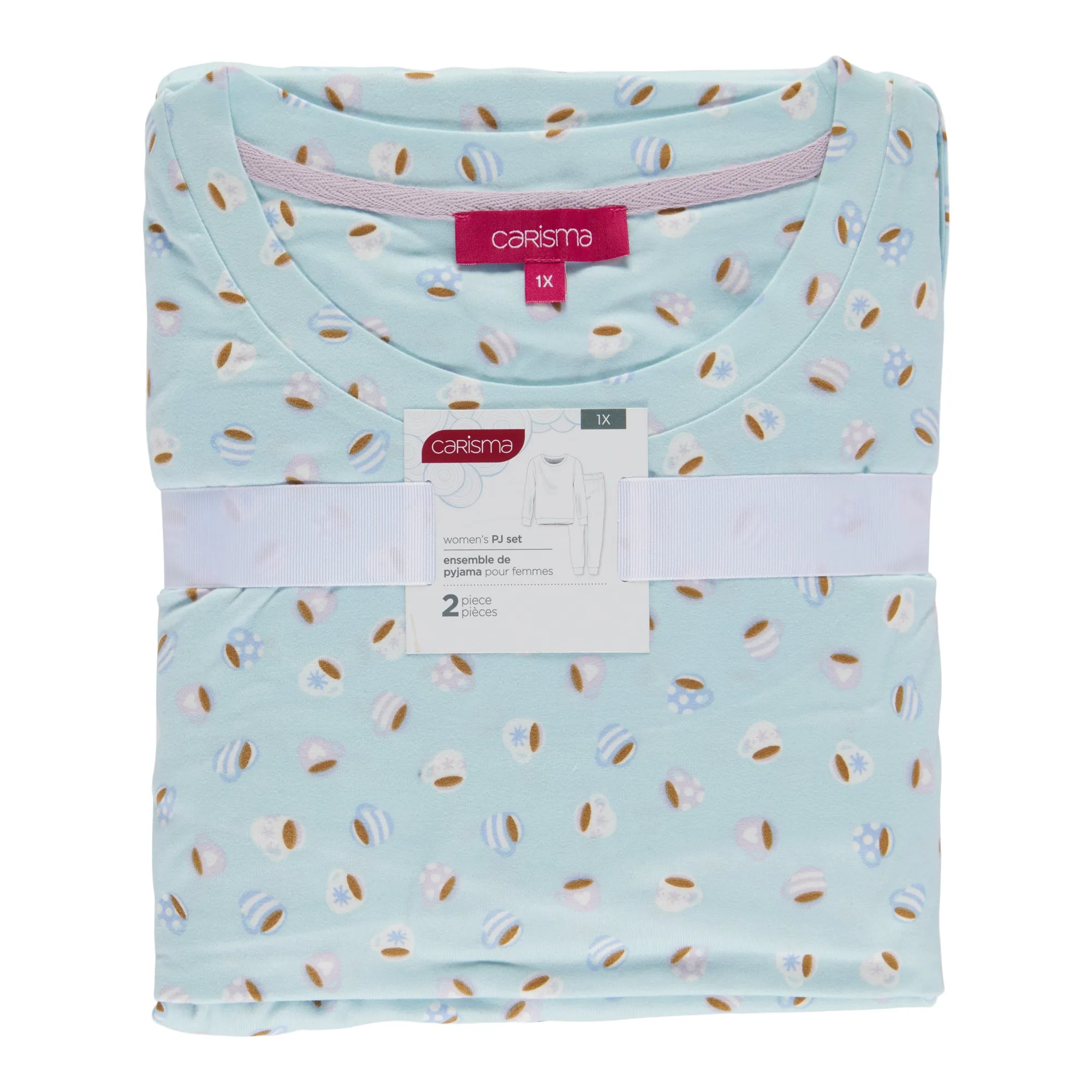 Carisma Women's Plus PJ Jogger Set, 2-Piece sold by Giant Tiger