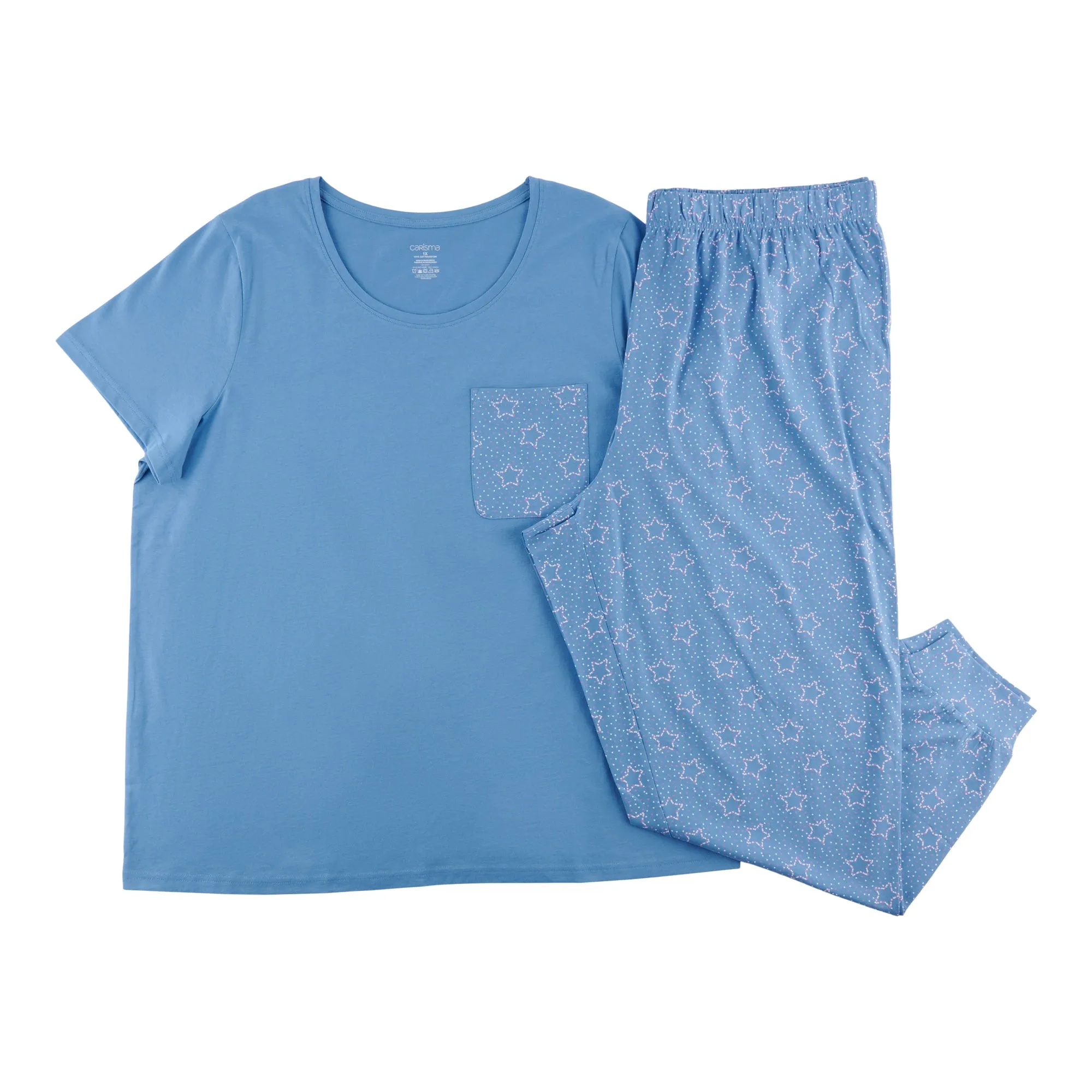 Carisma Women's Plus Perfect Dream Short Sleeve PJ Set, 2-Piece sold by Giant Tiger