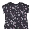 lily morgan Women's Plus Printed V-Neck Button Detail Blouse sold by Giant Tiger