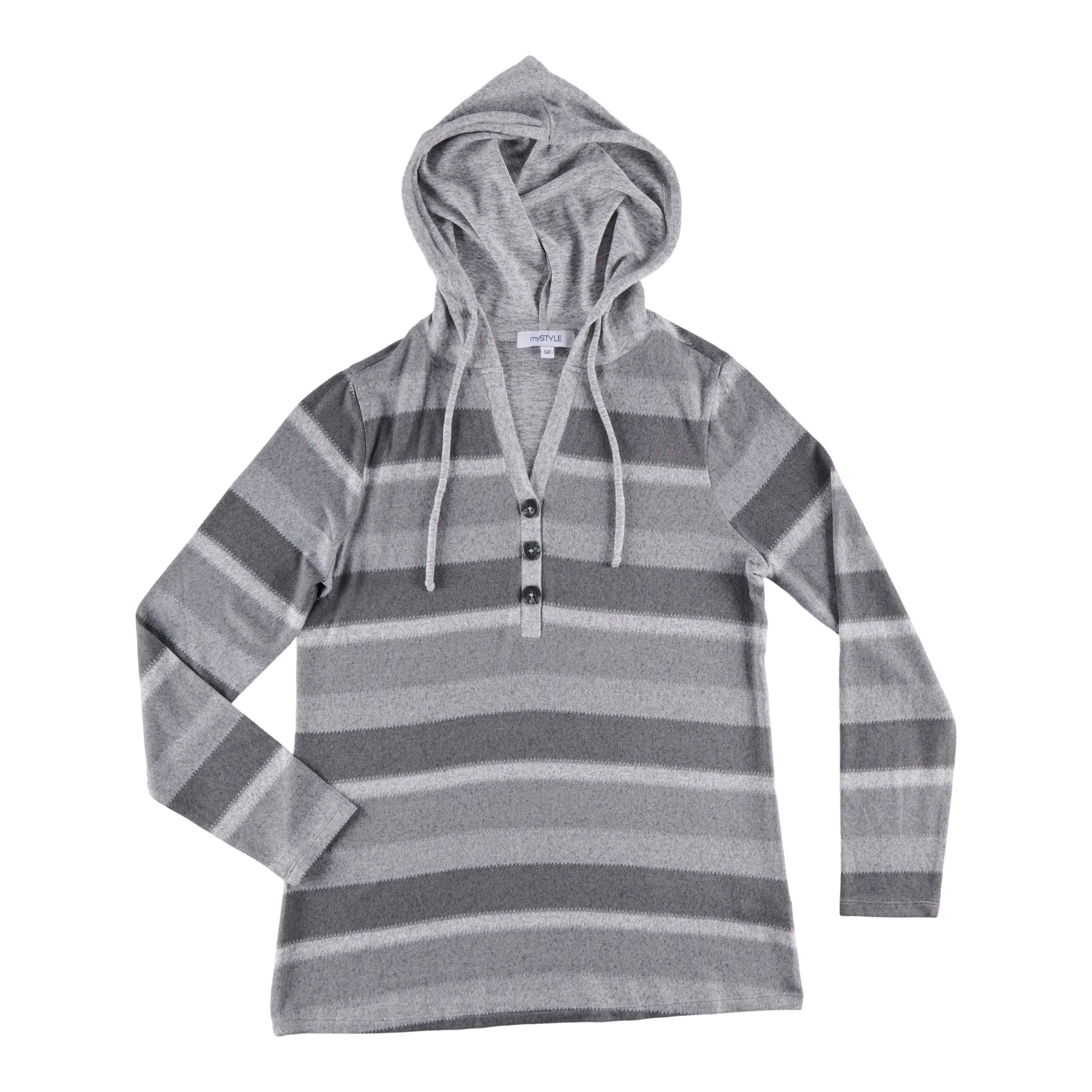 mySTYLE Women's Striped Hoodie sold by Giant Tiger