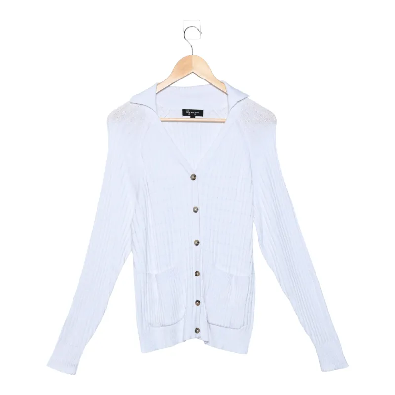 lily morgan Women's Textured Collar Cardigan sold by Giant Tiger