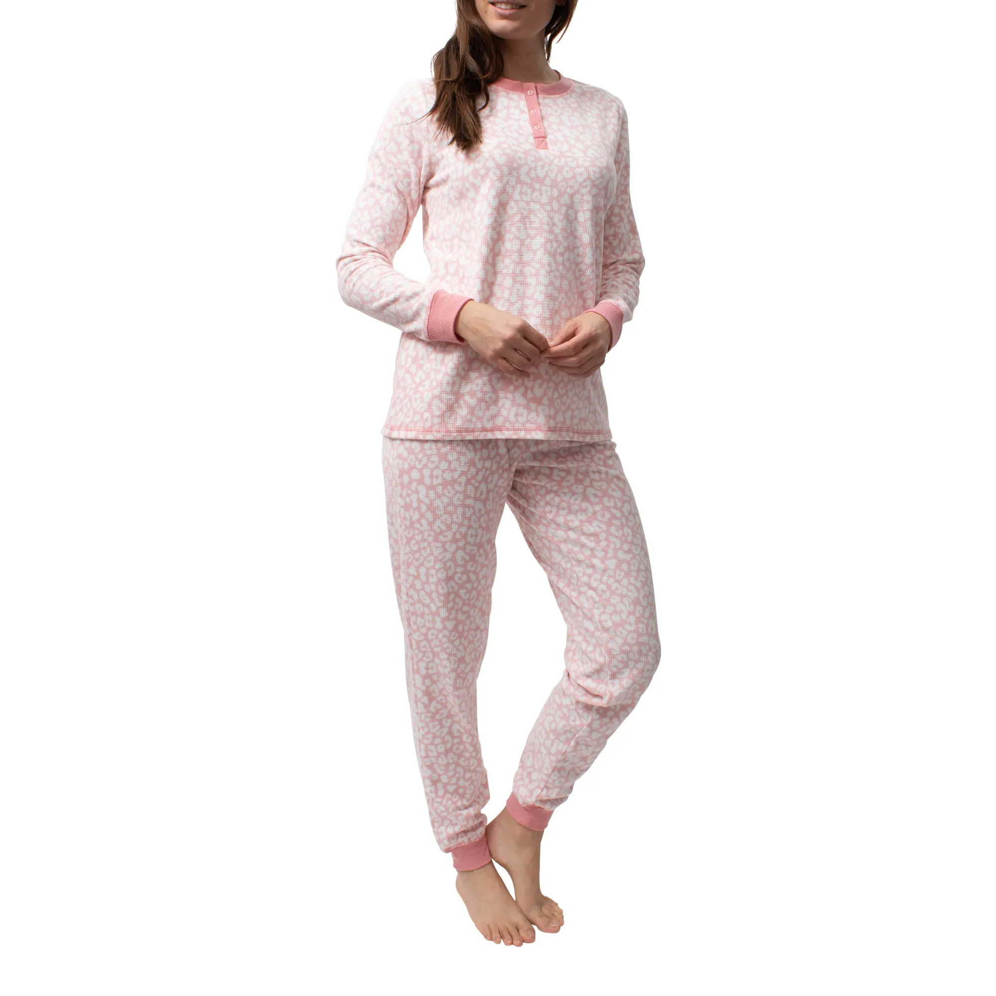 Carisma Women's Brushed Waffle PJ Set, 2-piece sold by Giant Tiger product image thumbnail 5