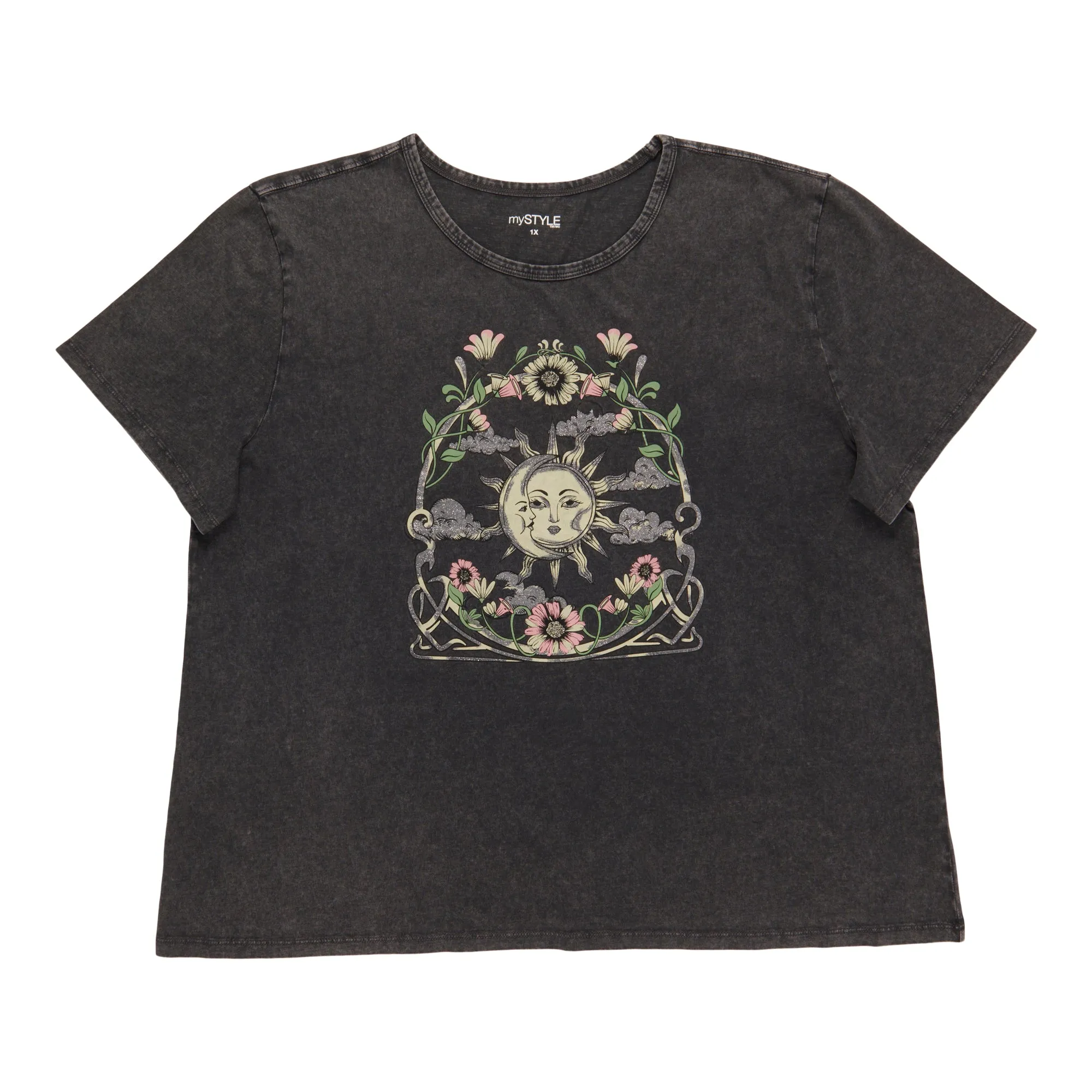 mySTYLE Women's Plus Foil Screen Tee sold by Giant Tiger product image thumbnail 3