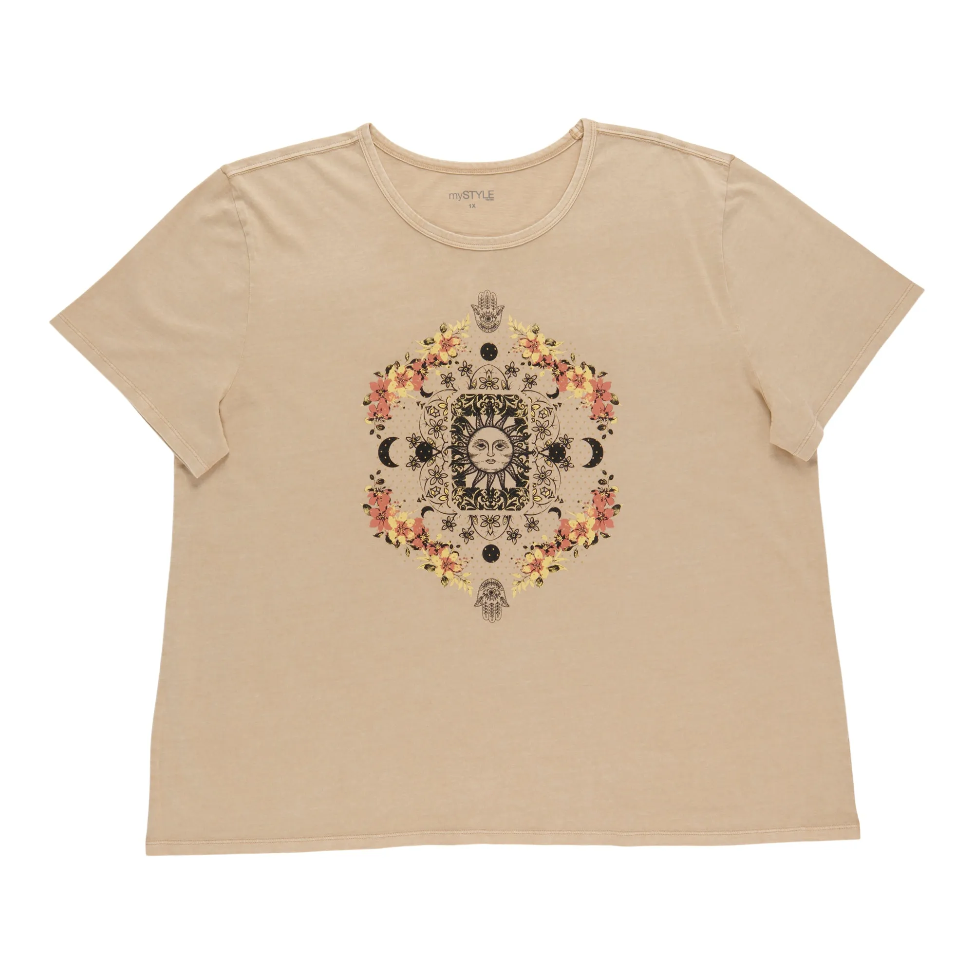 mySTYLE Women's Plus Foil Screen Tee sold by Giant Tiger product image thumbnail 2