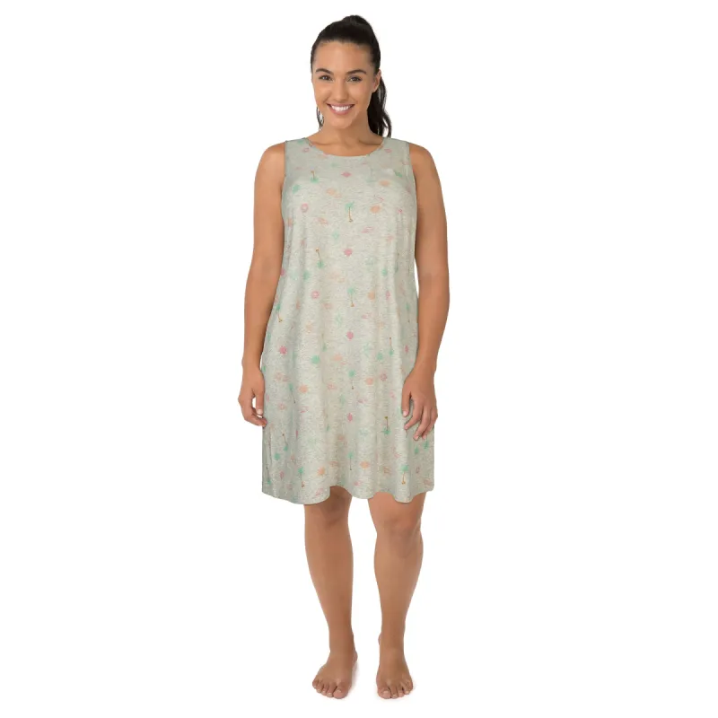 Carisma Women's Plus Sleeveless Sleepshirt sold by Giant Tiger