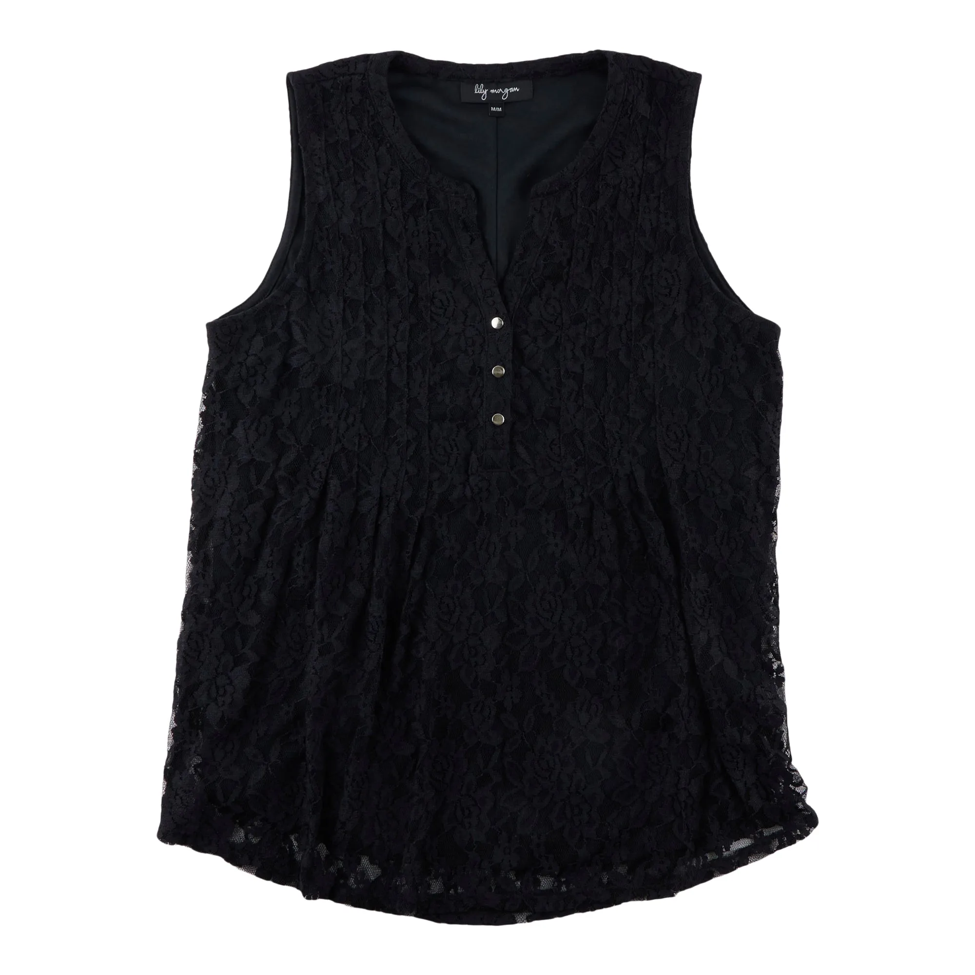 lily morgan Women's Trendsetters Pintuck Lace Cami sold by Giant Tiger