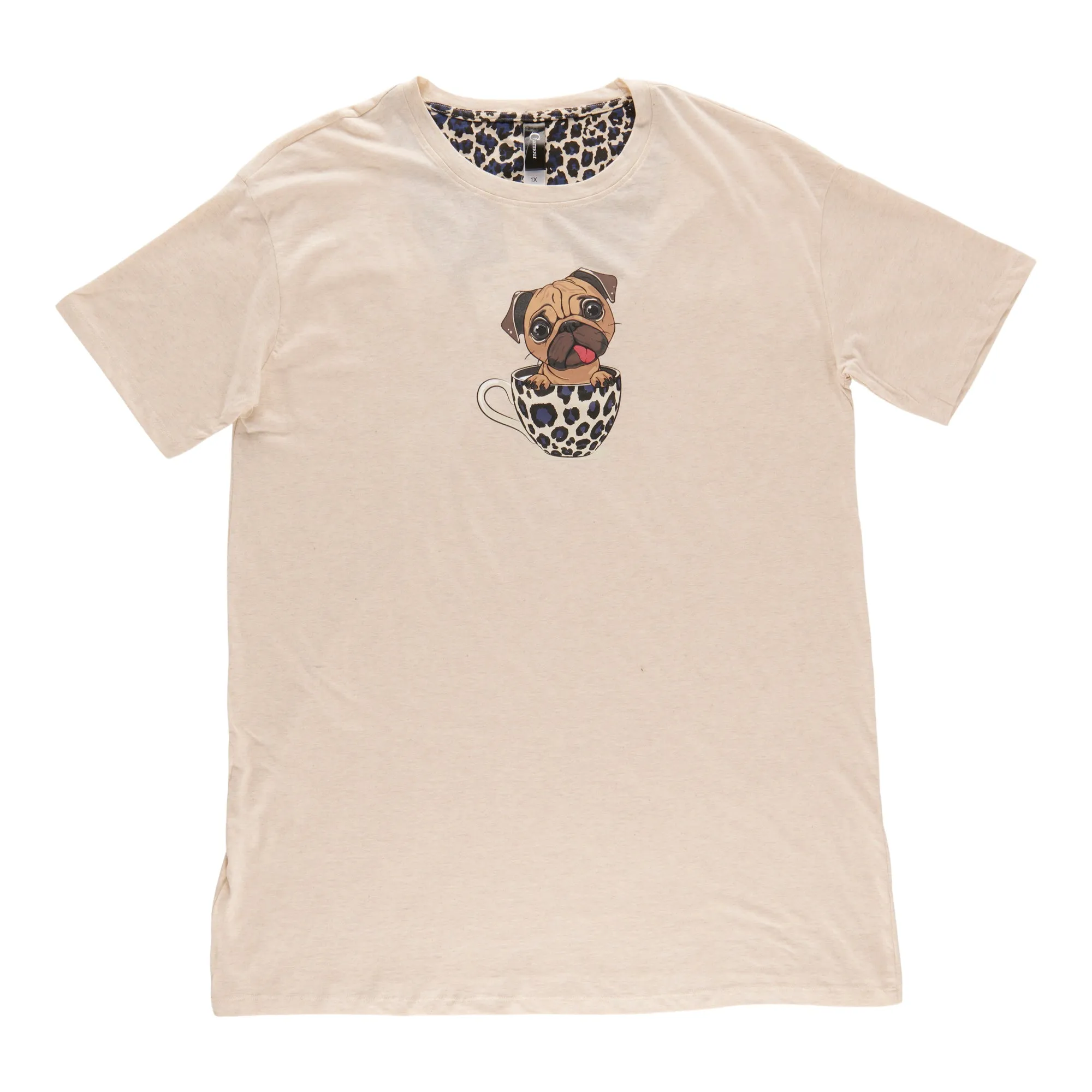 Women's Plus Screen Printed Crew Neck Sleepshirt sold by Giant Tiger