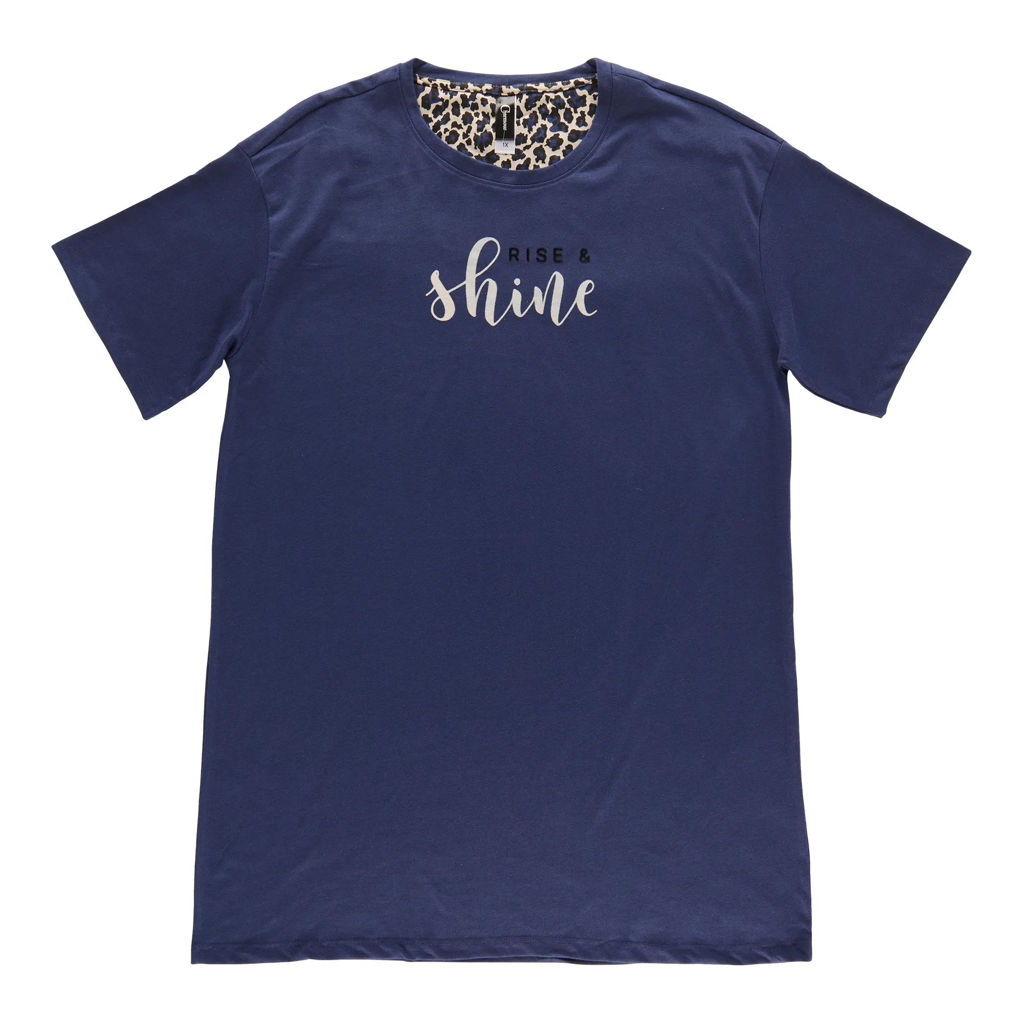 Women's Plus Screen Printed Crew Neck Sleepshirt sold by Giant Tiger product image thumbnail 2