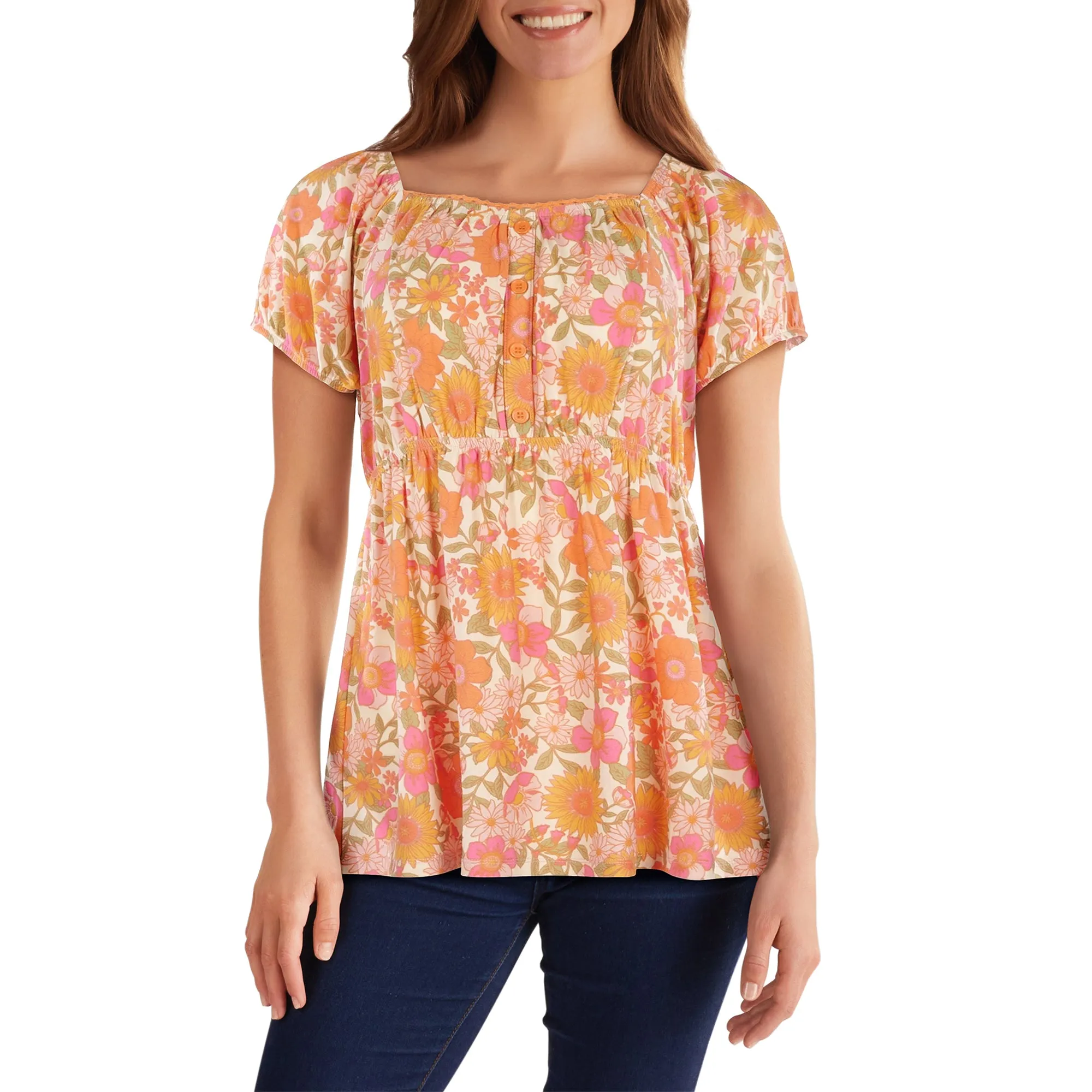 mySTYLE Women's Cool Comfort Button Front Top sold by Giant Tiger product image thumbnail 5