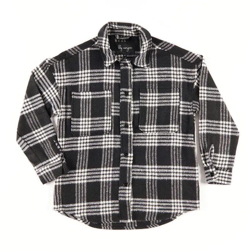 lily morgan Women's City Chic Plaid Shacket sold by Giant Tiger