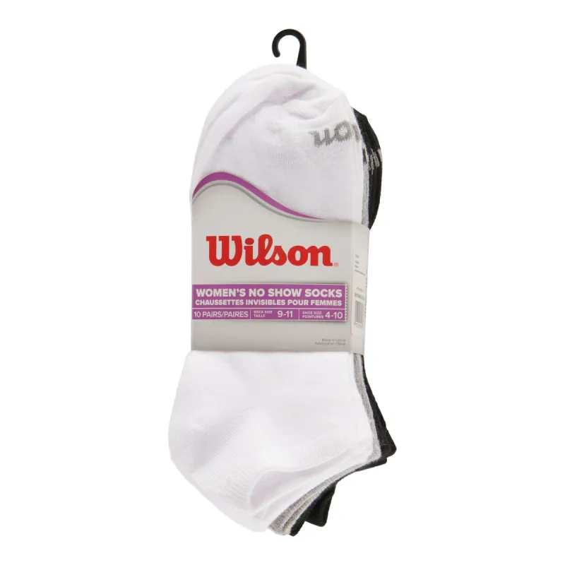 Wilson Women's Athletic Ankle Socks, 10-Pack sold by Giant Tiger