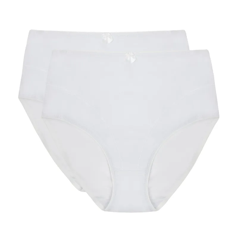 Carisma Women's Briefs, White, 2-Pack sold by Giant Tiger