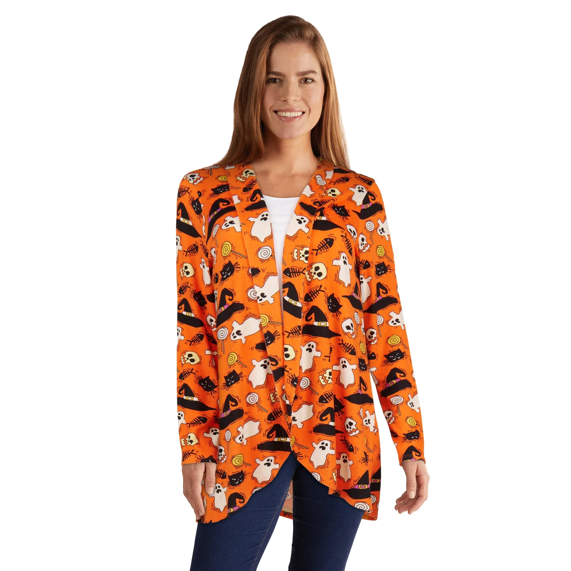 Women's Halloween Open Front Cardigan sold by Giant Tiger product image thumbnail 3