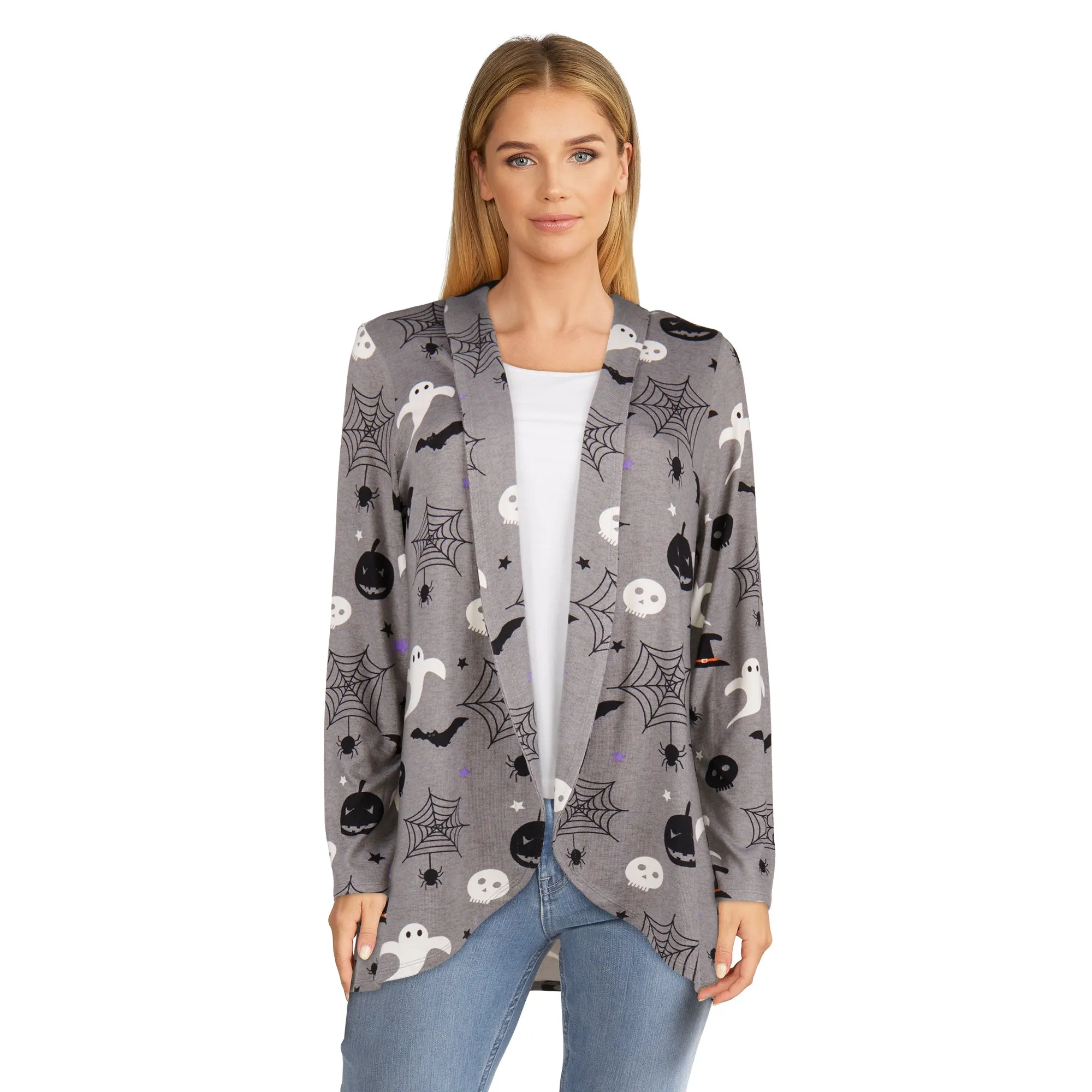 Women's Halloween Open Front Cardigan sold by Giant Tiger product image thumbnail 2