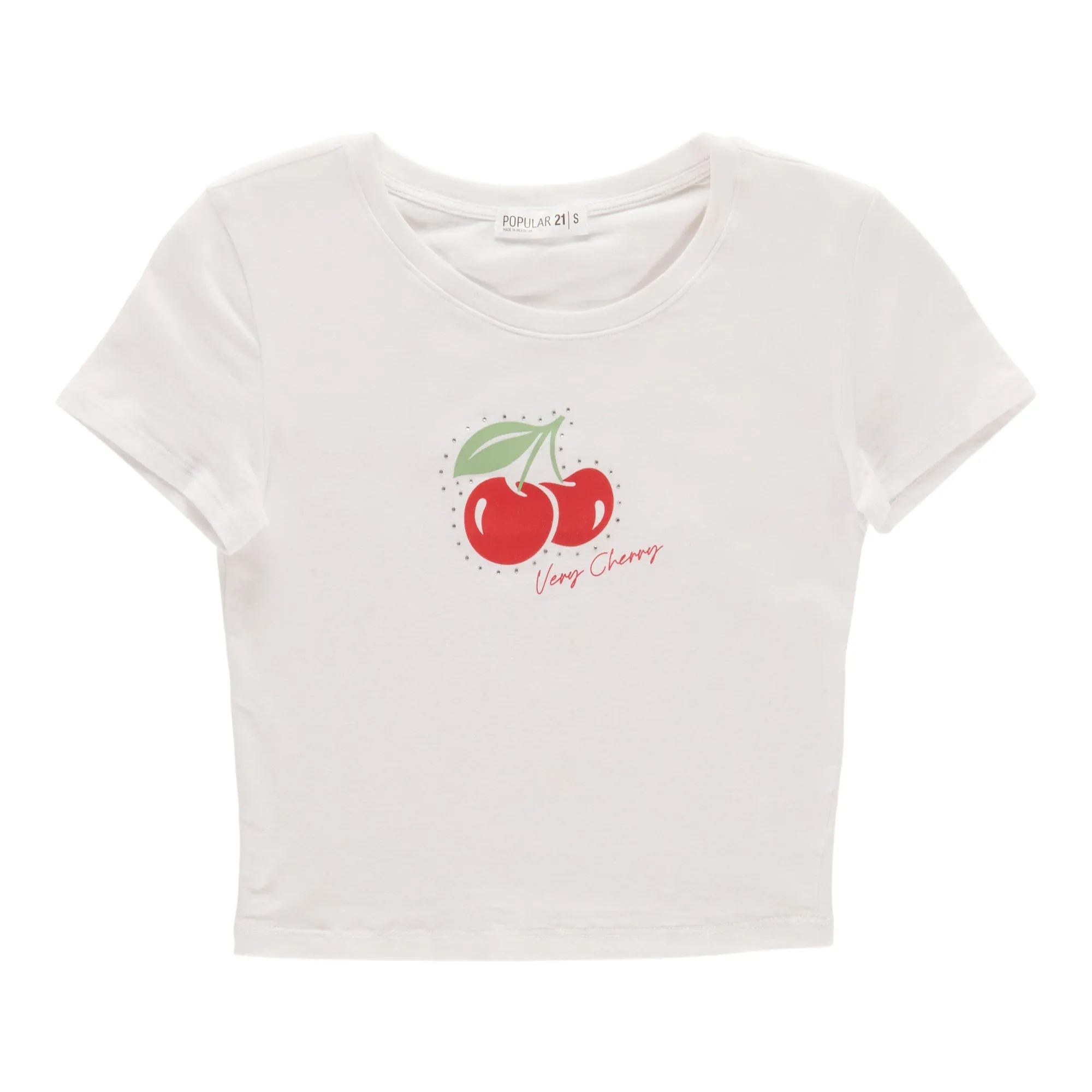 Women's Short Sleeve Cropped Tee sold by Giant Tiger product image thumbnail 3