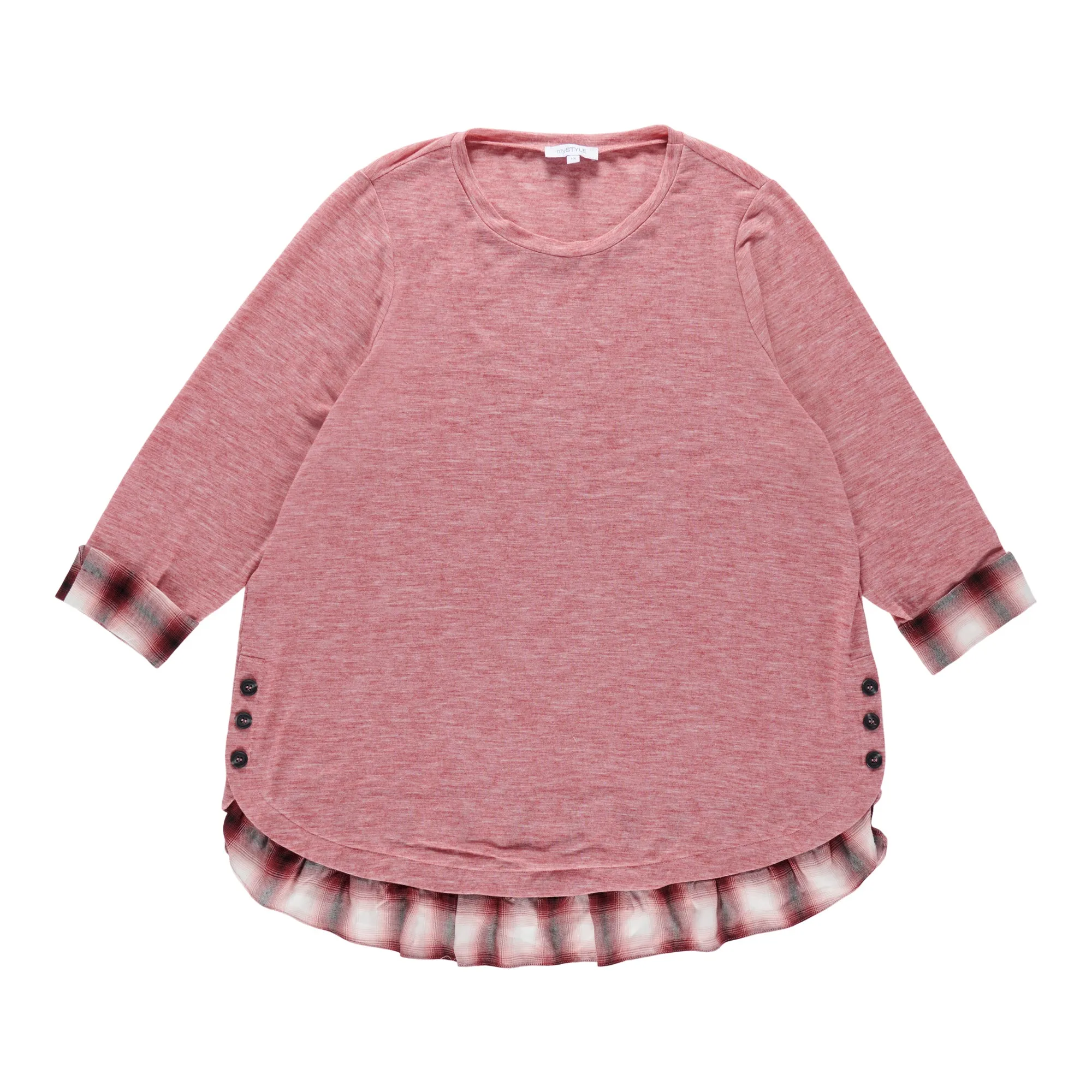 mySTYLE Women's Long Sleeve Fooler Top sold by Giant Tiger product image thumbnail 3