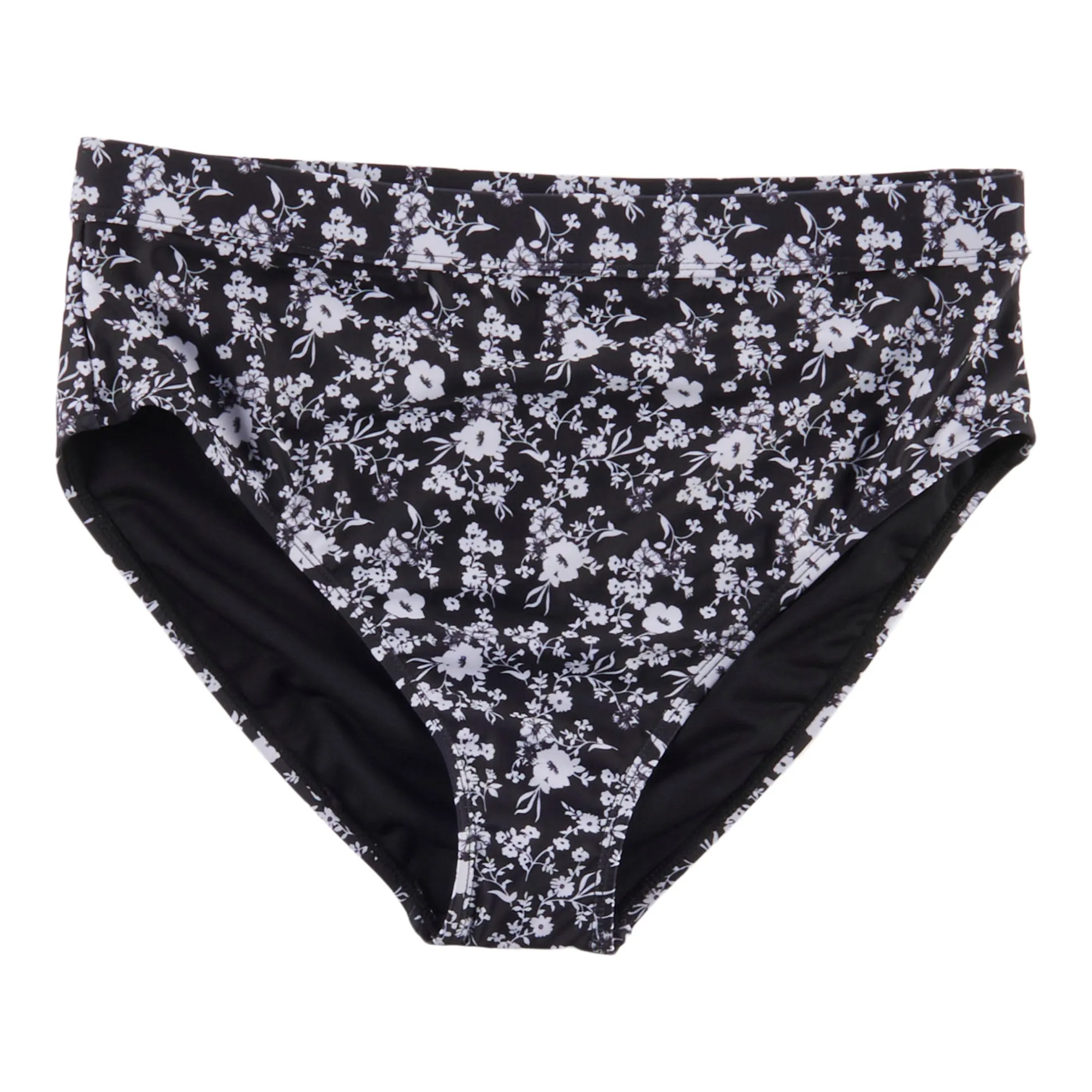 ACX Active Women's Tropical Bikini Bottom, Black and White sold by Giant Tiger