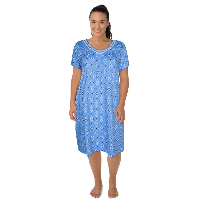 Carisma Women's Plus V-Neck Sleep Shirt sold by Giant Tiger