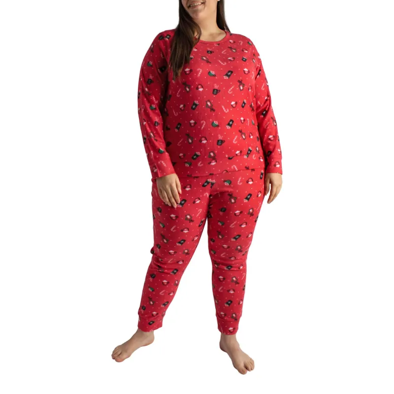 Comfy Cozy Women's Plus Christmas PJ Set 2pc. sold by Giant Tiger