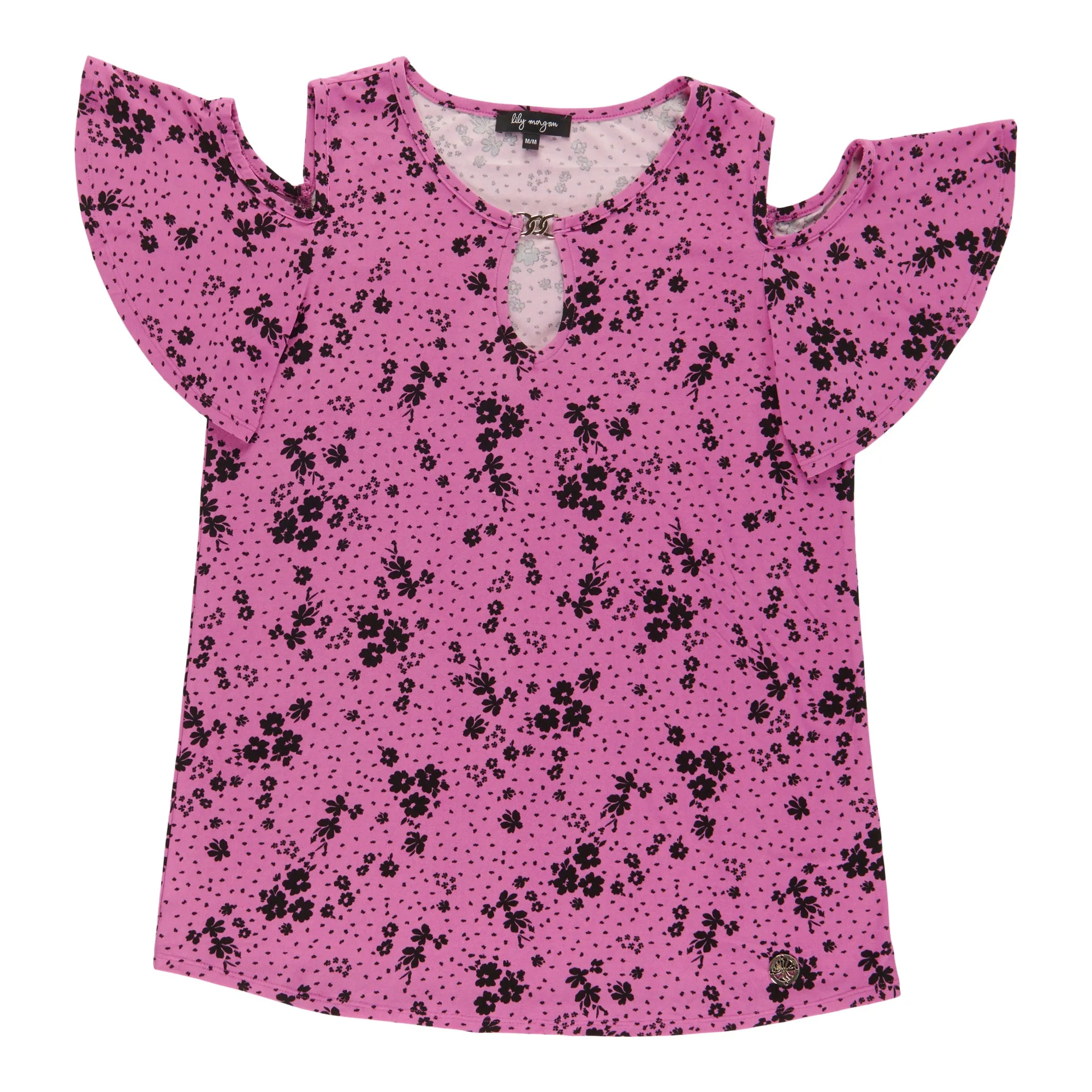 lily morgan Women's Flutter Sleeve Blouse sold by Giant Tiger product image thumbnail 3