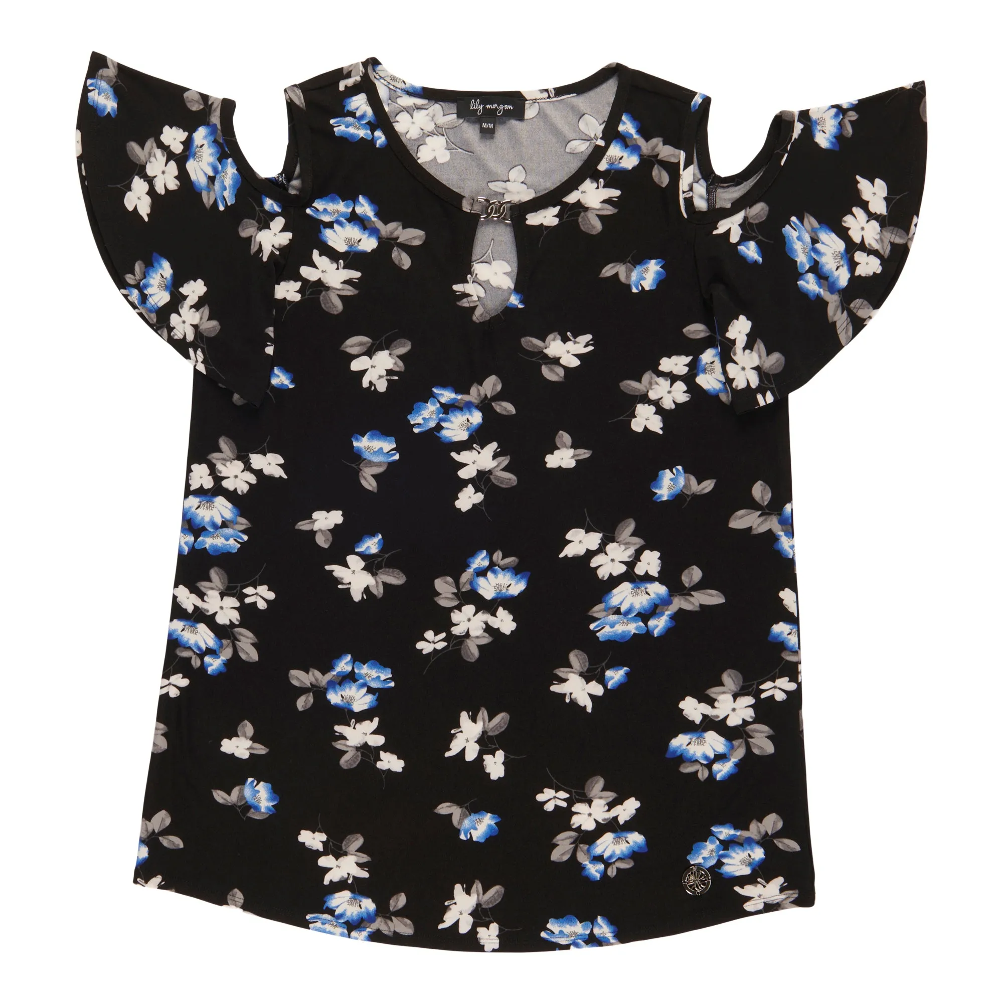 lily morgan Women's Flutter Sleeve Blouse sold by Giant Tiger