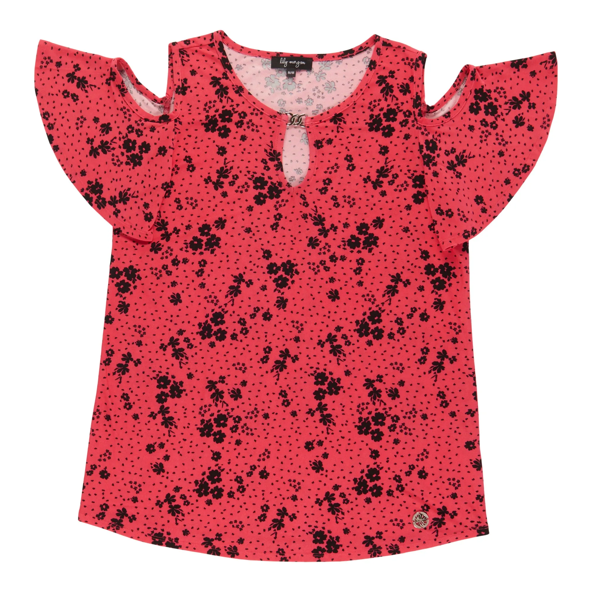 lily morgan Women's Flutter Sleeve Blouse sold by Giant Tiger product image thumbnail 2