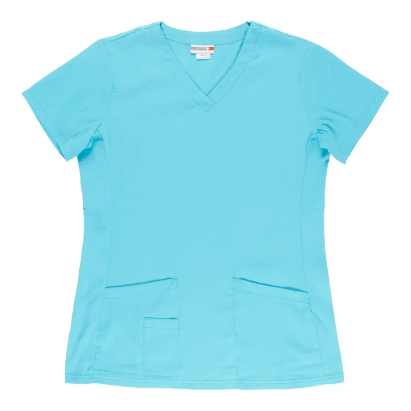 Women's Solid Short Sleeve V-Neck Scrub Top sold by Giant Tiger