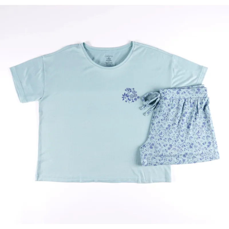 Carisma Women's Perfect Dream Hacci Boxer Set with Embroidery, 2-pieces sold by Giant Tiger