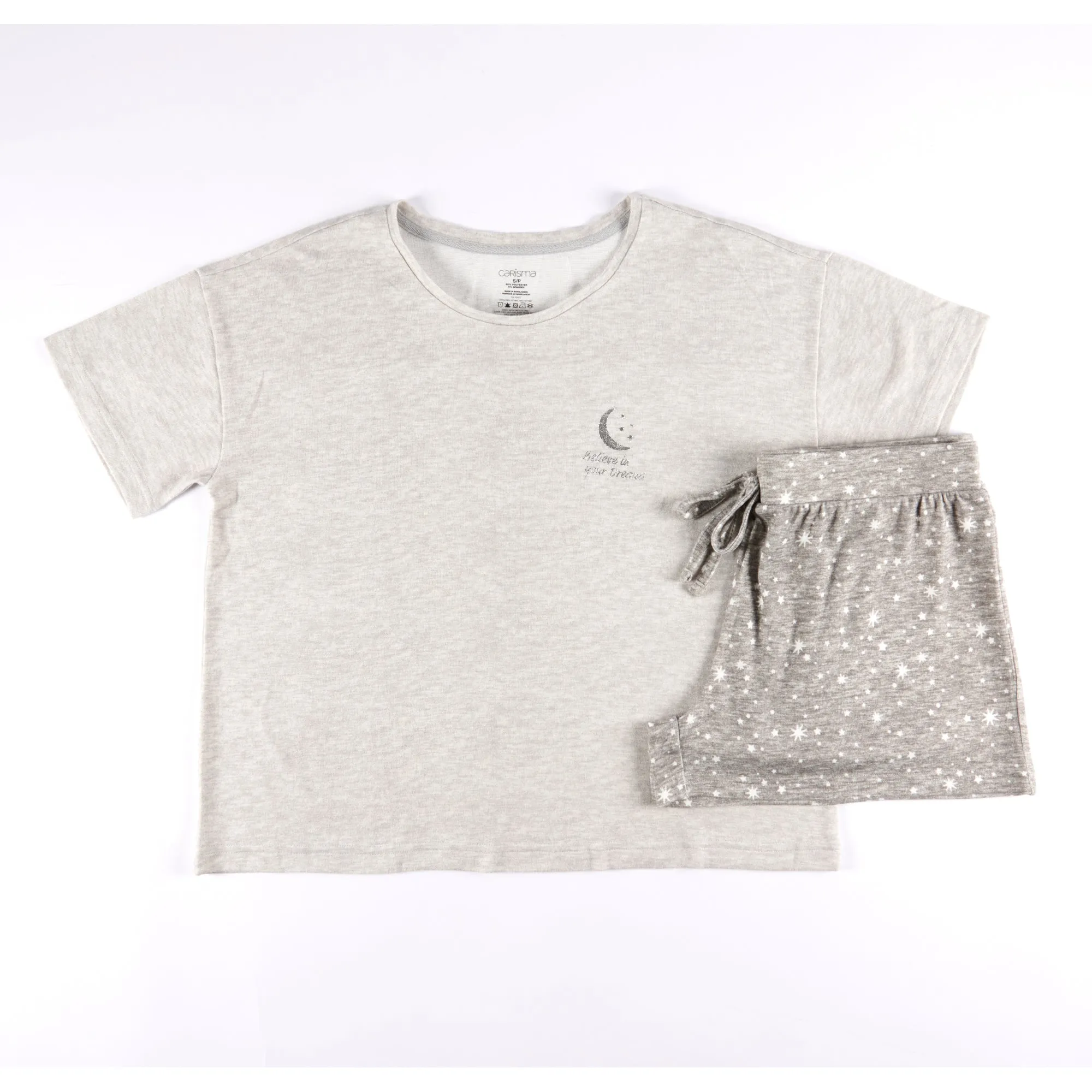 Carisma Women's Perfect Dream Hacci Boxer Set with Embroidery, 2-pieces sold by Giant Tiger product image thumbnail 2