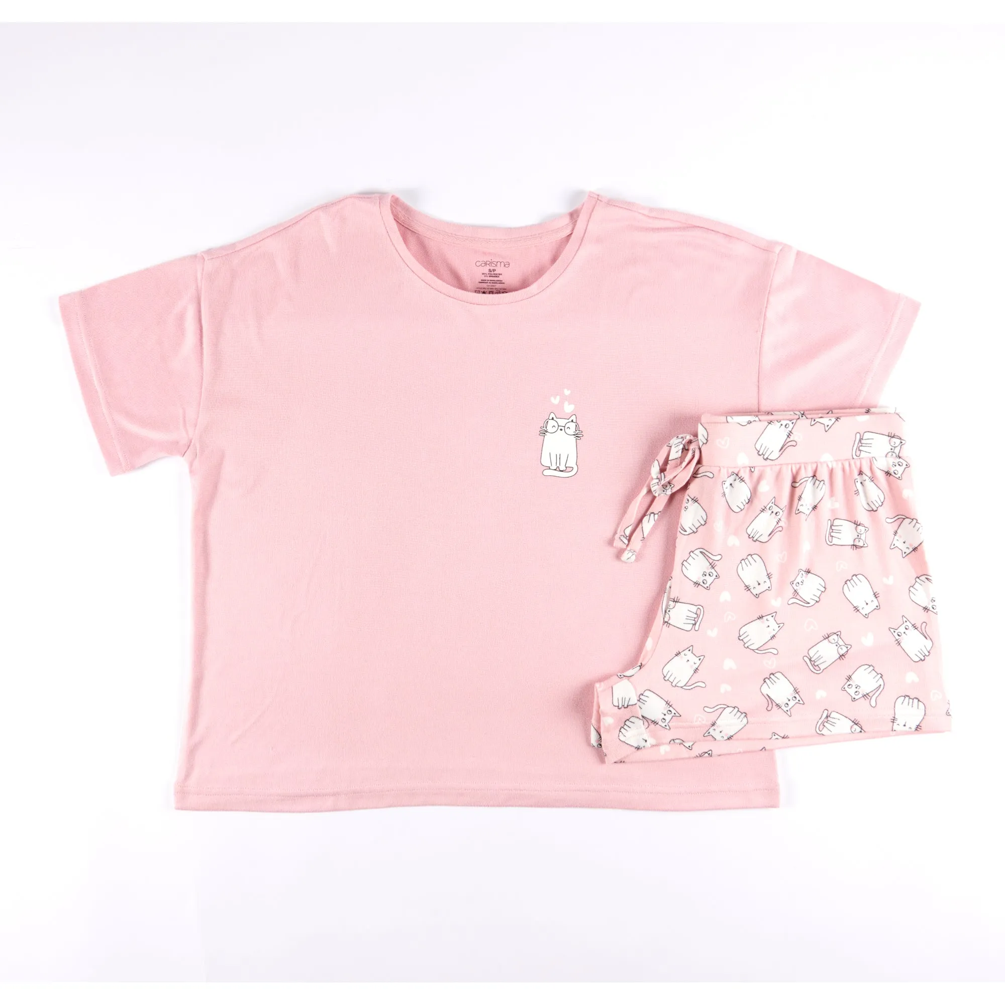 Carisma Women's Perfect Dream Hacci Boxer Set with Embroidery, 2-pieces sold by Giant Tiger product image thumbnail 3