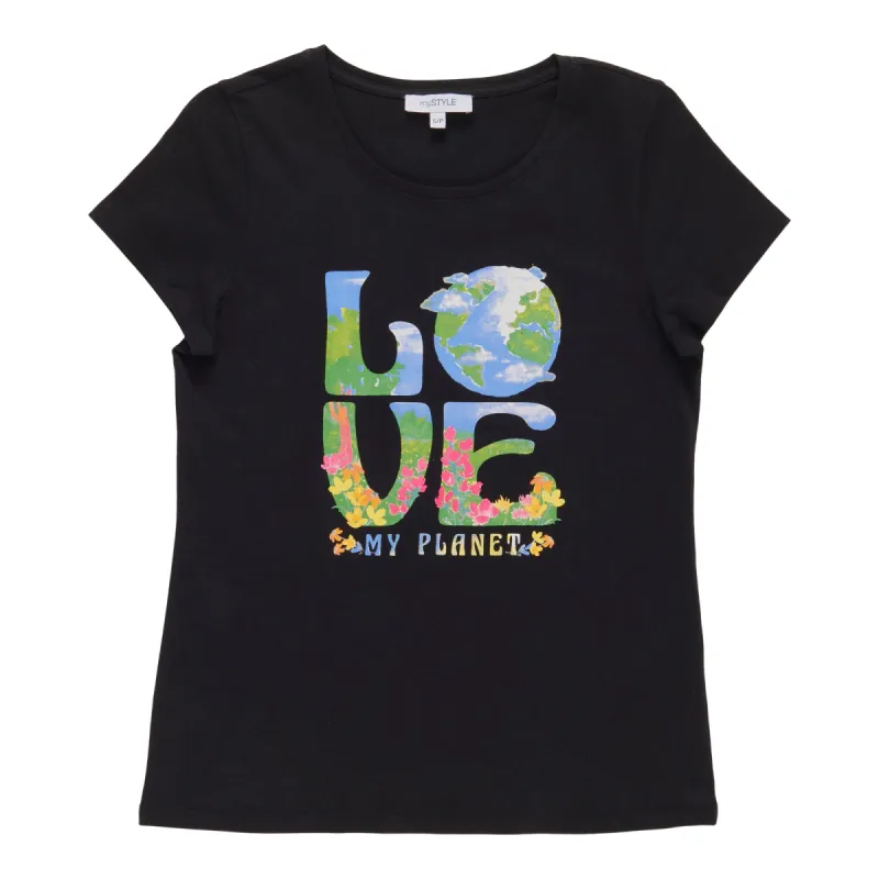 mySTYLE Women's Earth Day T-Shirt sold by Giant Tiger