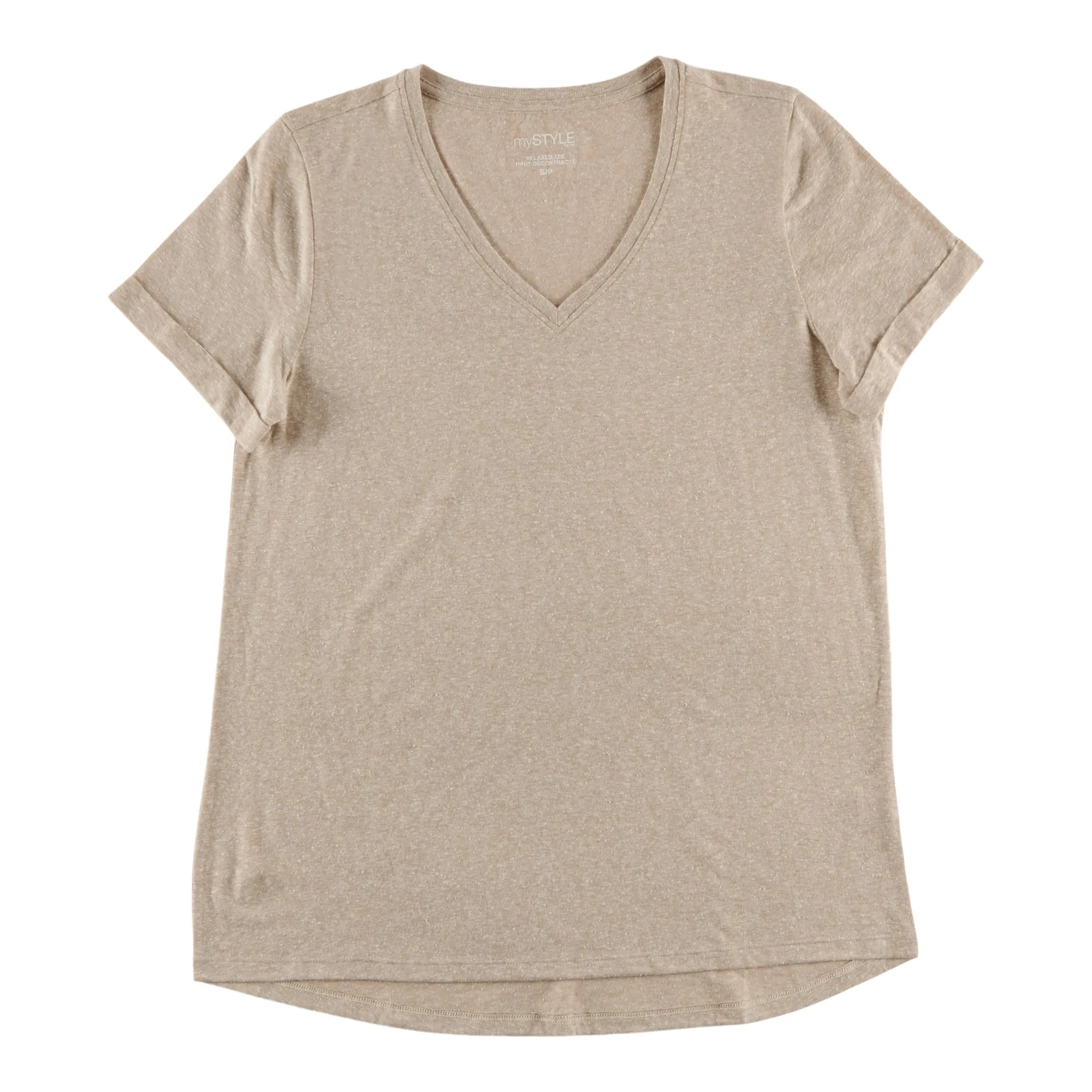 mySTYLE Women's V-Neck T-Shirt sold by Giant Tiger