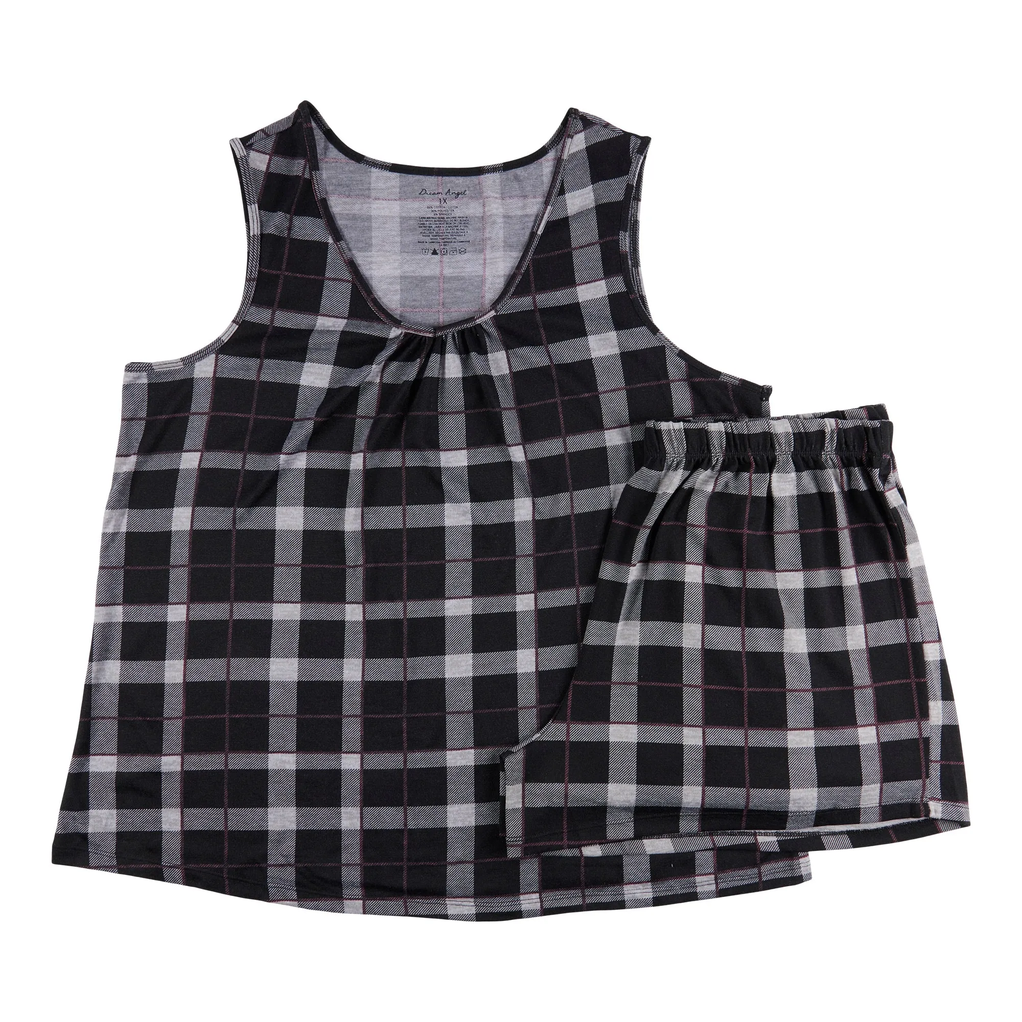 Women's Plus Knit Boxer PJ Set, 2-Piece sold by Giant Tiger product image thumbnail 5