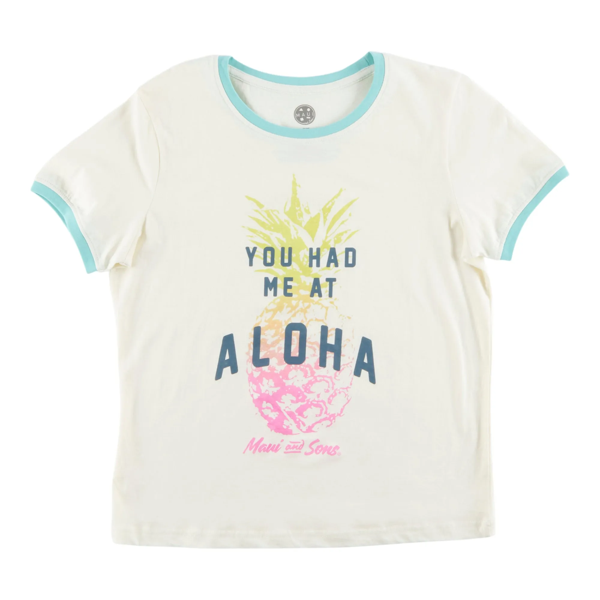 Maui & Sons Women's Screen Printed Ringer T-Shirt sold by Giant Tiger product image thumbnail 2