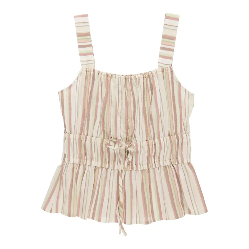 mySTYLE Women's Festival Striped Sleeveless Square Neck Tank Top sold by Giant Tiger