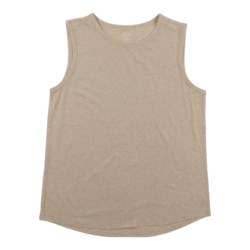 mySTYLE Women's Festival Nubby Crew Muscle Tank Top sold by Giant Tiger