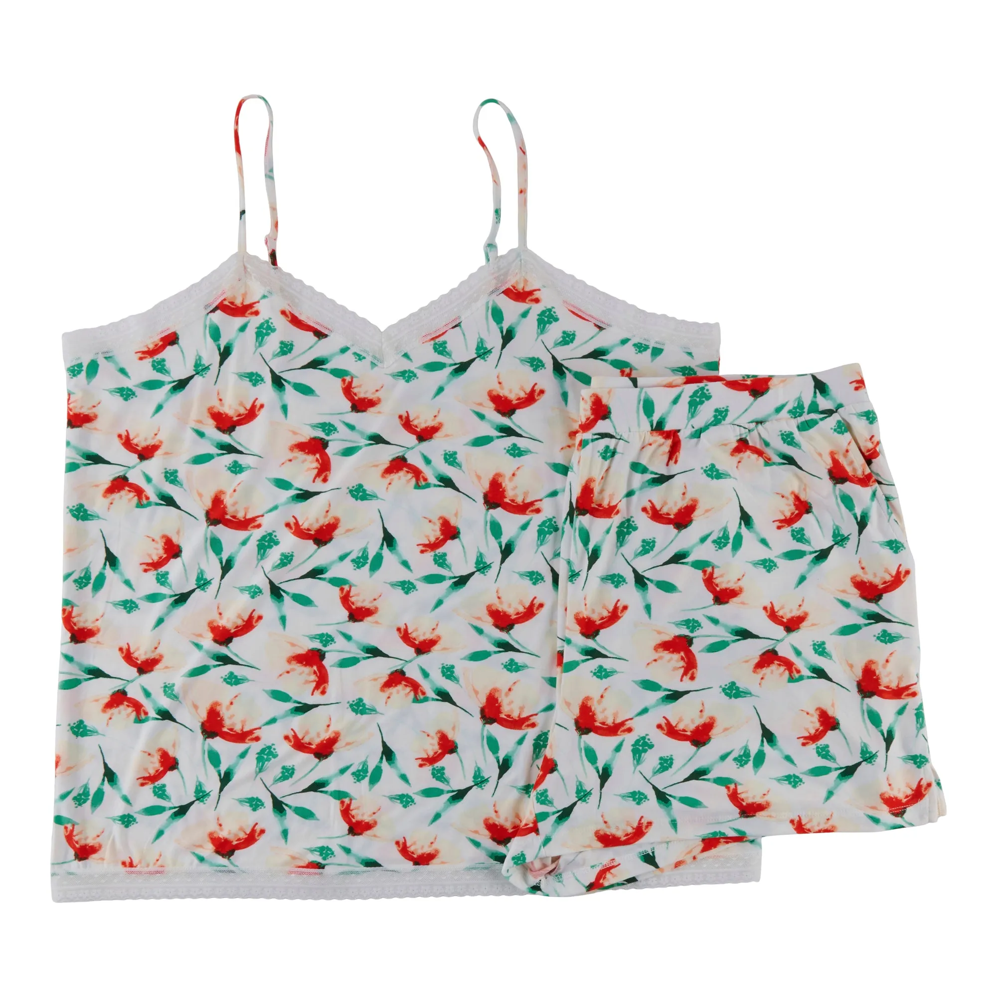 Carisma Women's Plus Summer Tropics Cami Boxer Pyjama Set, 2-Piece sold by Giant Tiger product image thumbnail 2