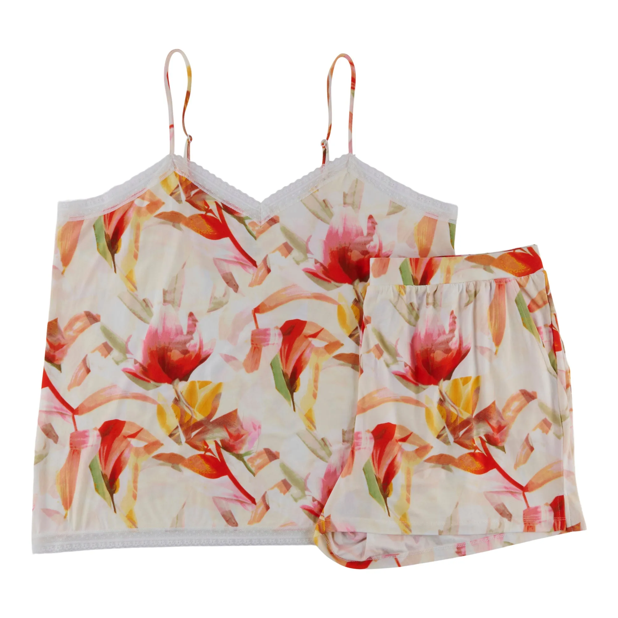 Carisma Women's Plus Summer Tropics Cami Boxer Pyjama Set, 2-Piece sold by Giant Tiger