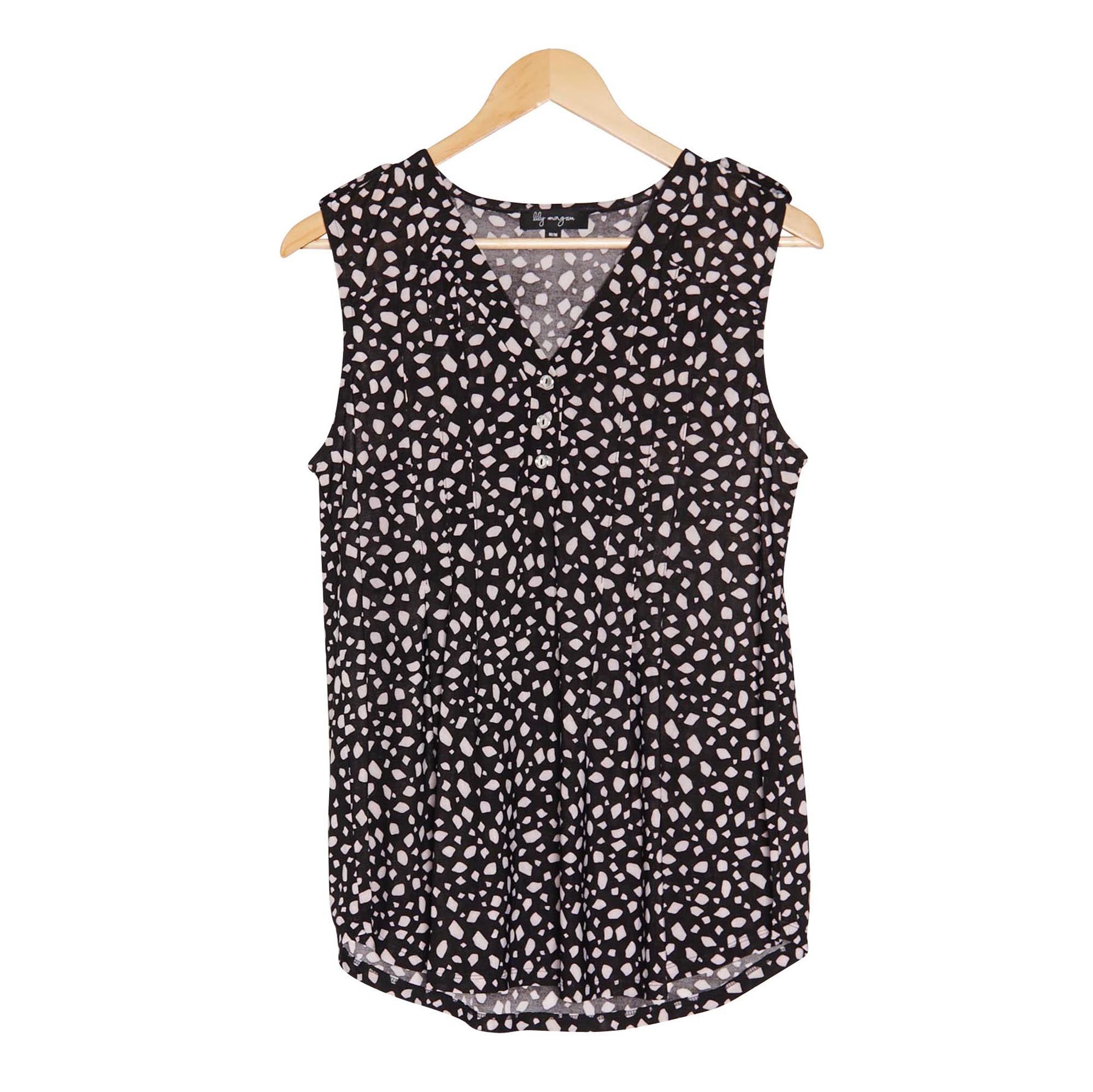 lily morgan Women's Modern Chic Printed Pintuck Cami sold by Giant Tiger