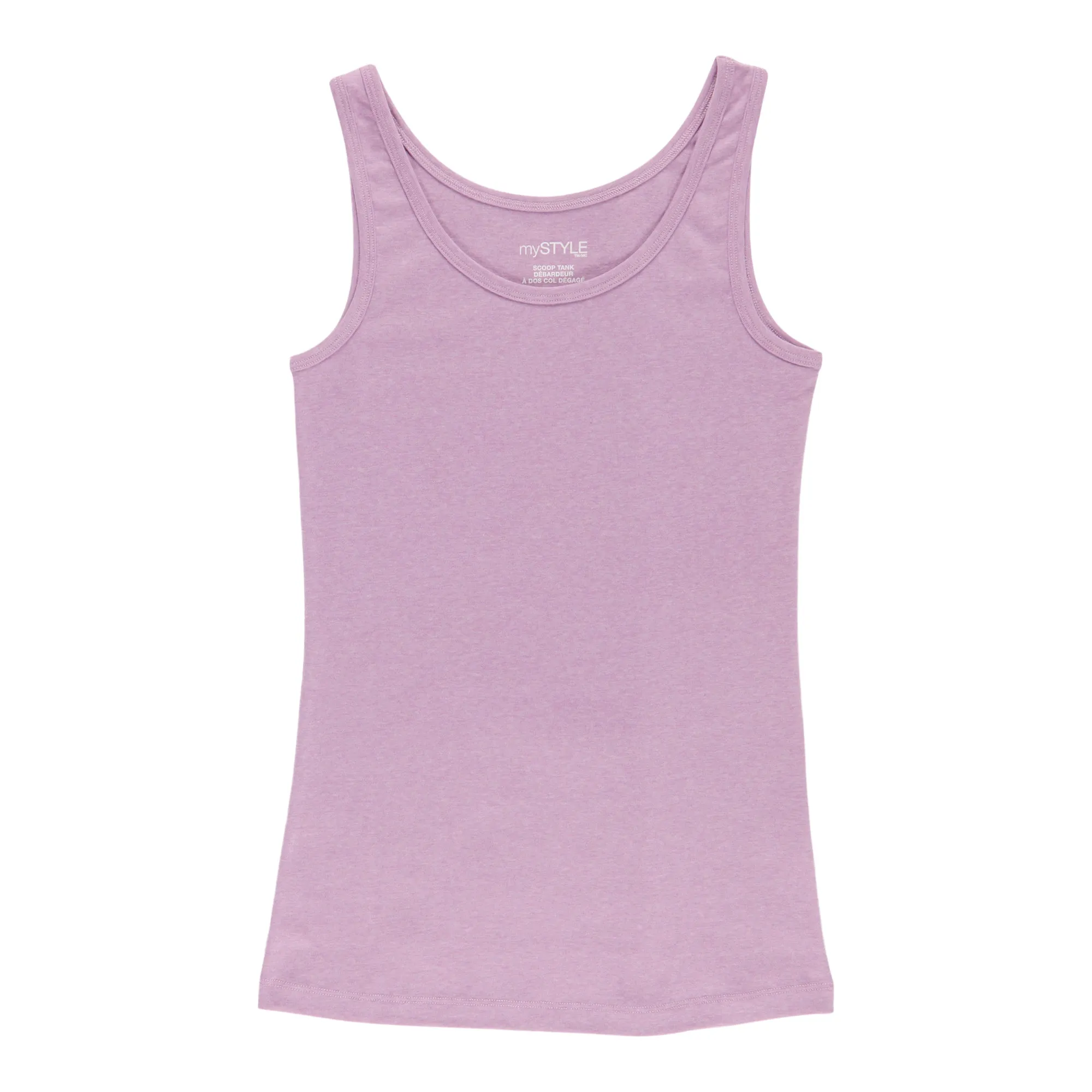 mySTYLE Women's Solid Scoop Neck Tank Top sold by Giant Tiger product image thumbnail 2