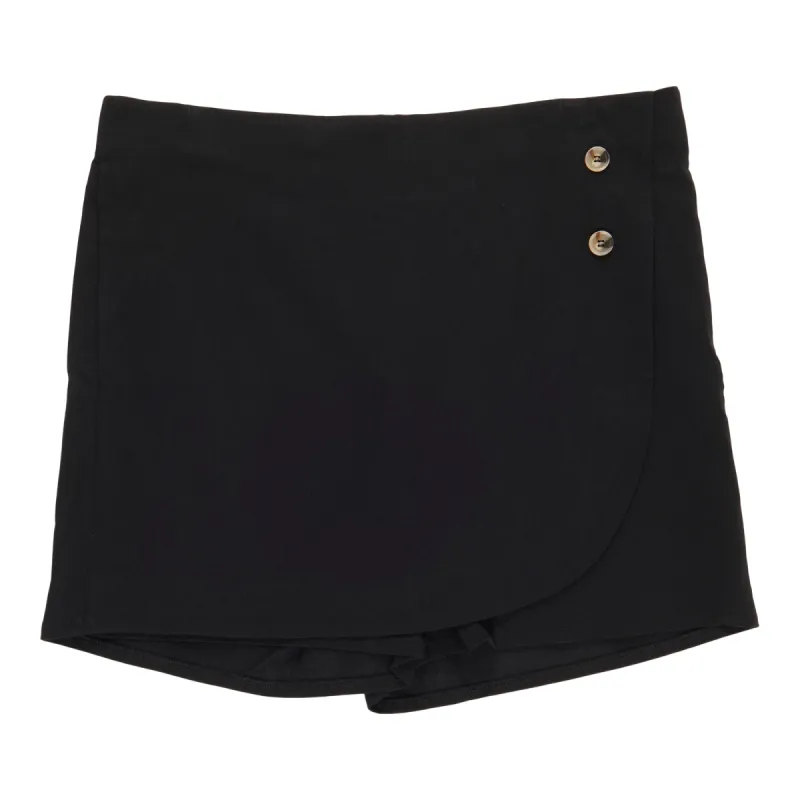 lily morgan Women's Plus Tropical Solid Skort with Buttons sold by Giant Tiger