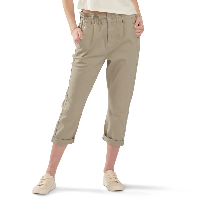 mySTYLE Women's Paper Bag Cropped Pants sold by Giant Tiger