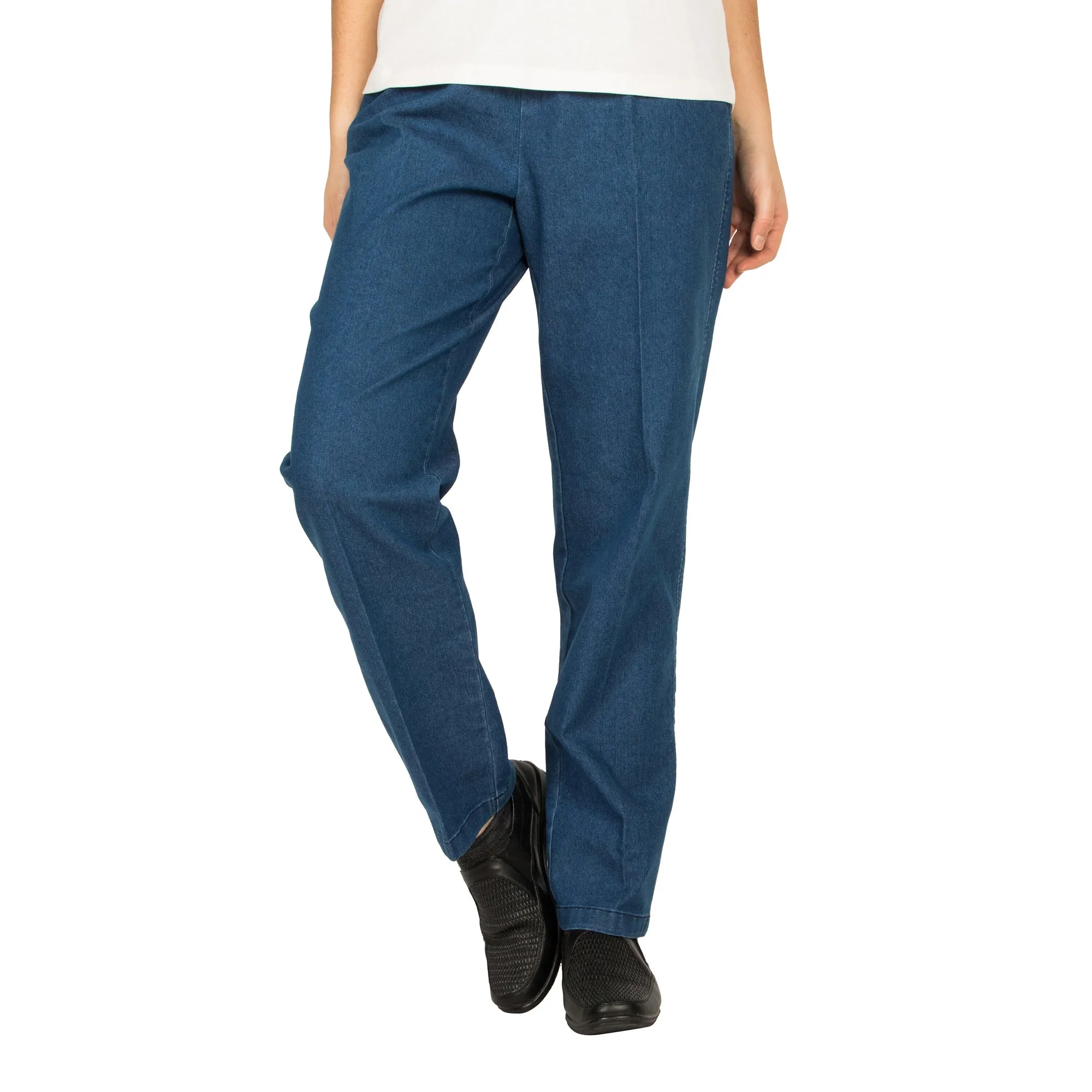 Classic Editions Women's Medium Wash Denim Pants - S-XXL sold by Giant Tiger