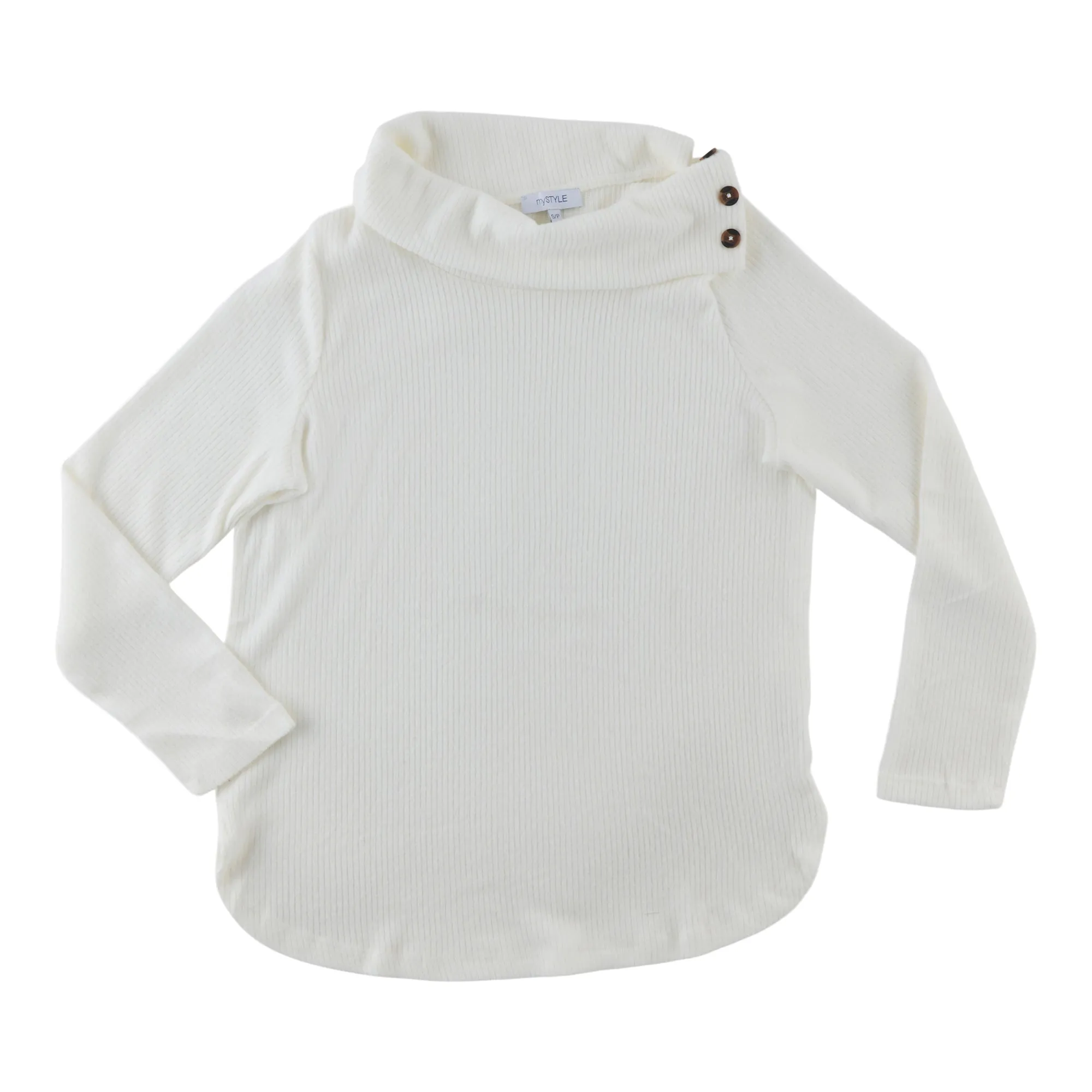 mySTYLE Women's Cowl Neck Top with Button Detailing sold by Giant Tiger product image thumbnail 4