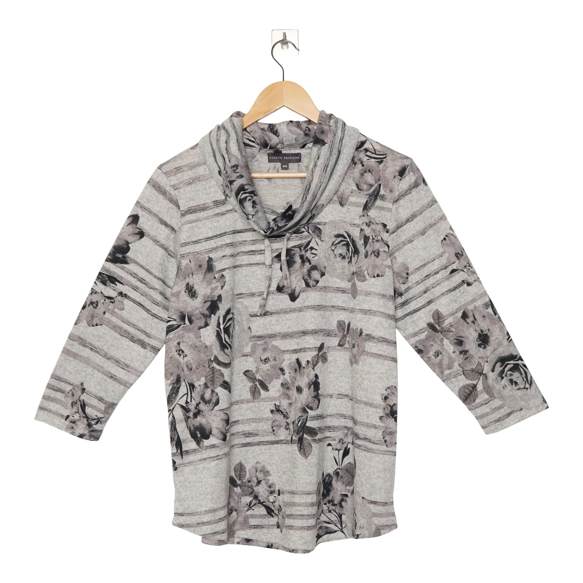 Classic Editions Women's Spring View Long Sleeve Floral Print Top sold by Giant Tiger