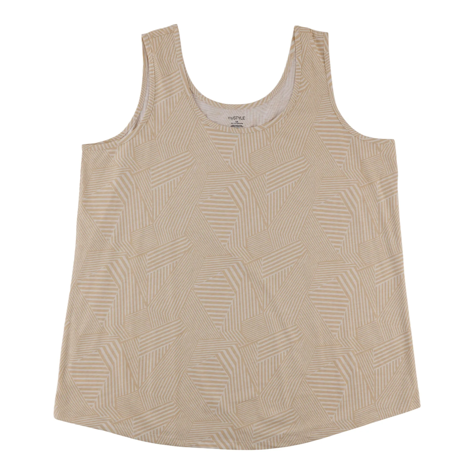 mySTYLE Women's Plus Festival Abstract Tank Top sold by Giant Tiger product image thumbnail 3